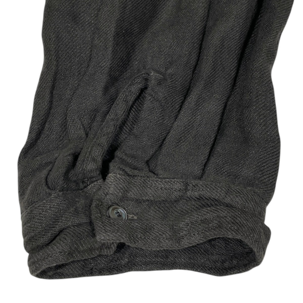 26AW 長袖リネンシャツ AGING LINEN CROSS-LINE SHIRT エイジングリネンクロスラインシャツ ANC-SH113-B