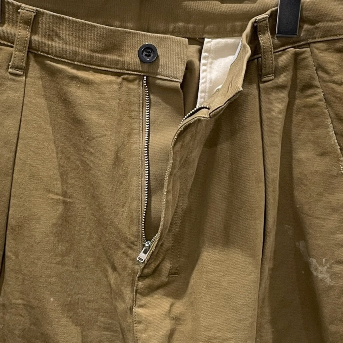 24SS ペイント加工チノパンツ PAINT CHINO TROUSERS ペイント チノ トラウザーズ ANC-PT40