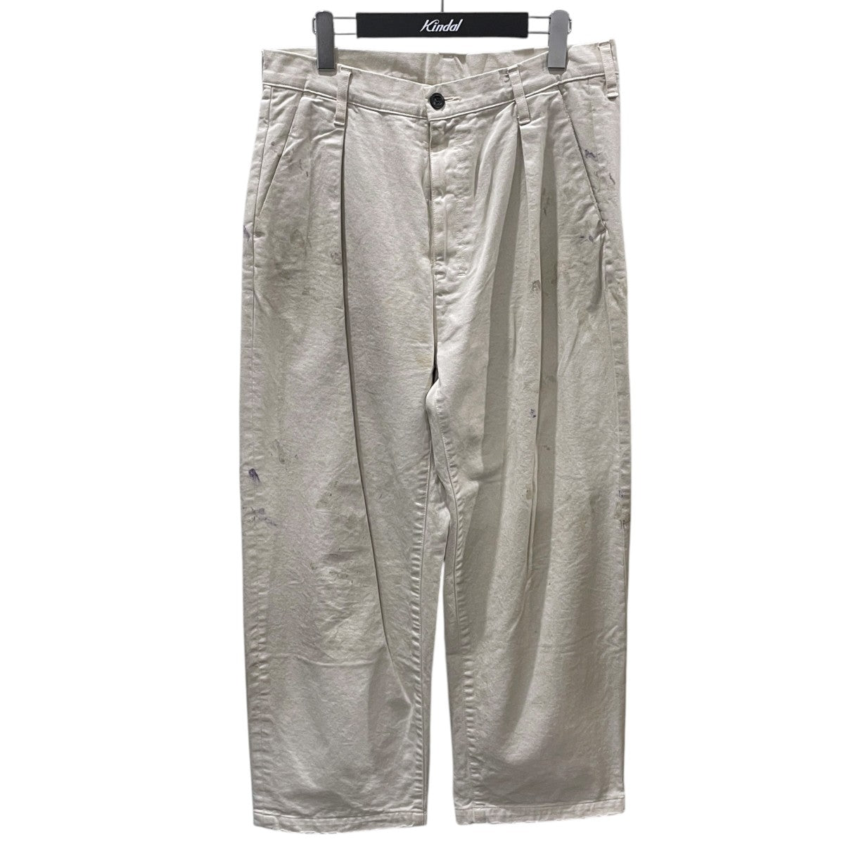 25SS ペイント加工チノパンツ PAINT CHINO TROUSERS ペイント チノ トラウザーズ ANC-PT54