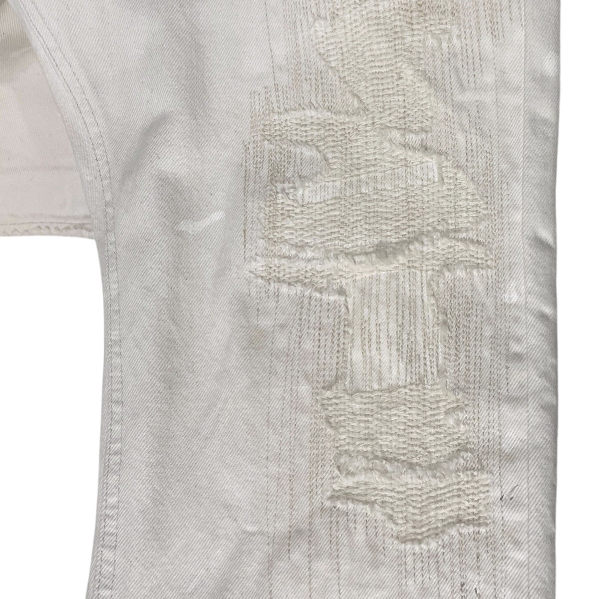 リペア加工パンツ REPAIRED STRAIGHT FIT DENIM リペアードストレートフィットデニム 782891660010123