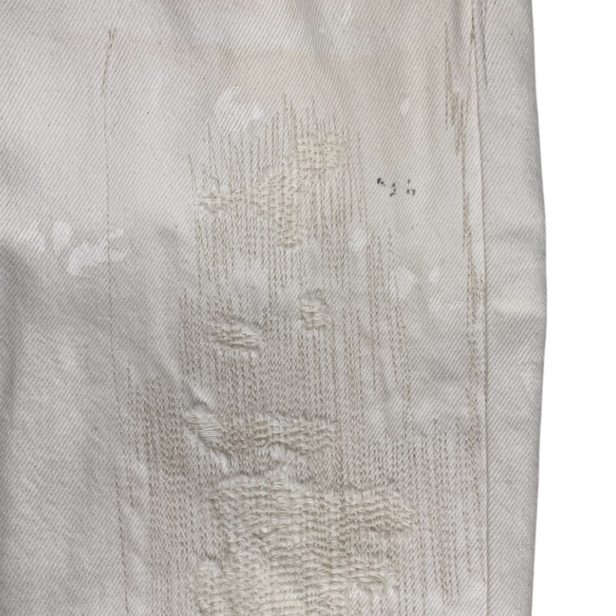 リペア加工パンツ REPAIRED STRAIGHT FIT DENIM リペアードストレートフィットデニム 782891660010123
