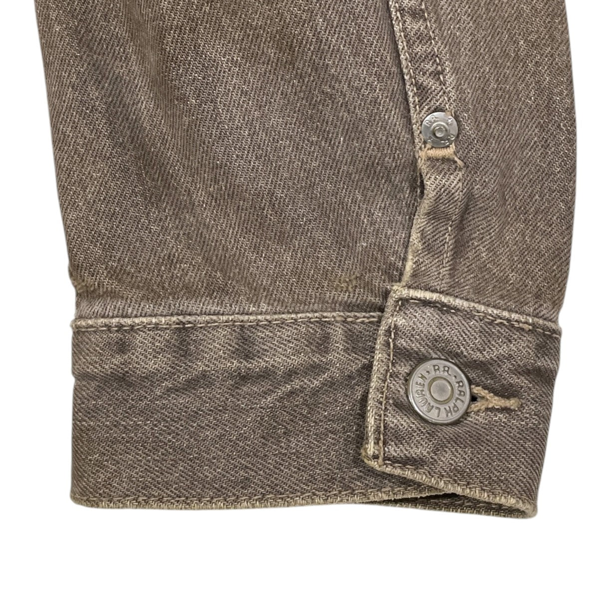 先染めブラウンデニムジャケット Denim Trucker Jacket デニムトラッカージャケット