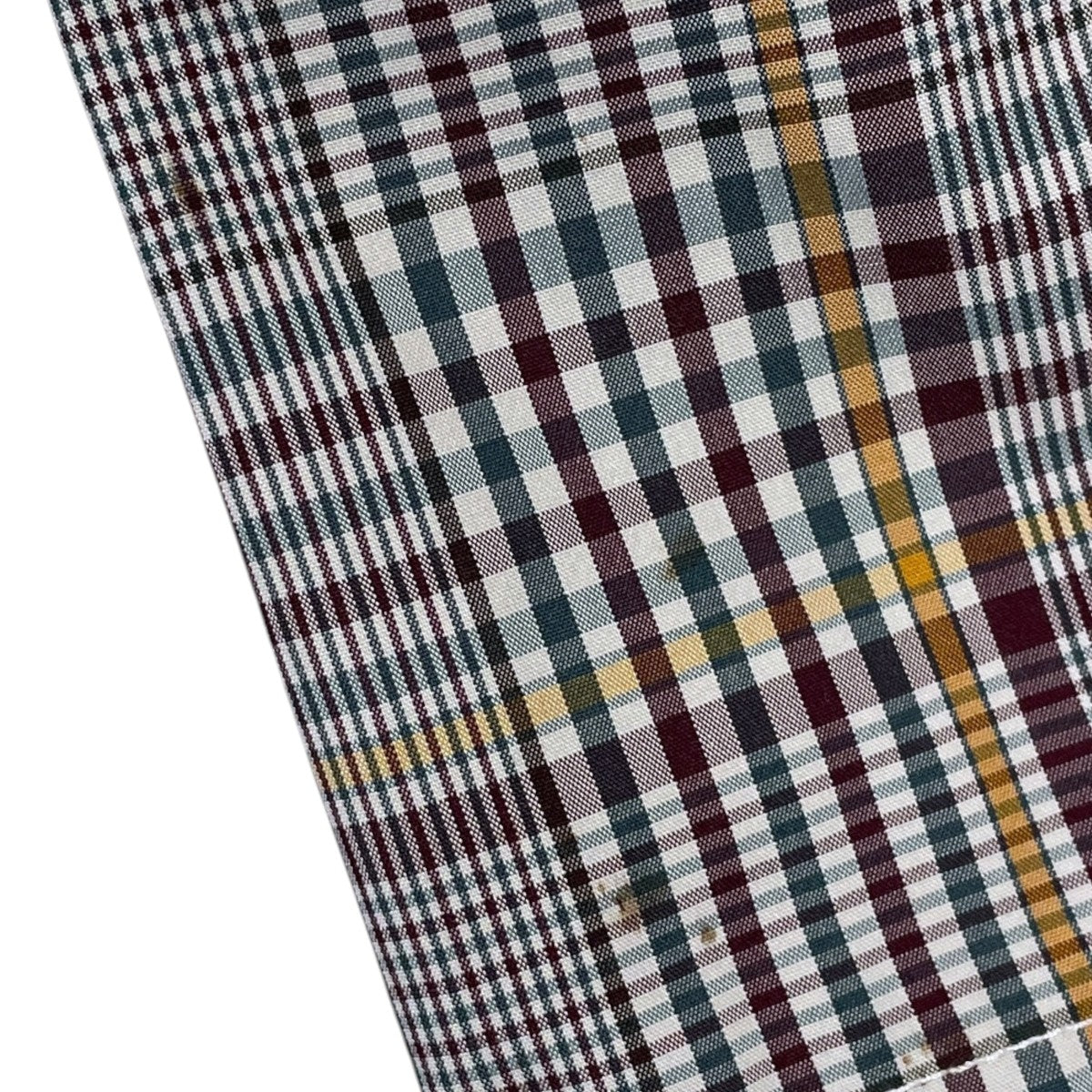 グレンチェック柄プルオーバーフーデッドシャツ Cagoule Shirt - Polyester Rayon Glen Plaid カグールシャツ ポリエステルレーヨン グレンプレイド