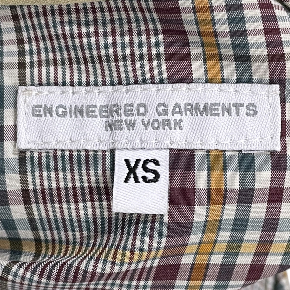 グレンチェック柄プルオーバーフーデッドシャツ Cagoule Shirt - Polyester Rayon Glen Plaid カグールシャツ ポリエステルレーヨン グレンプレイド
