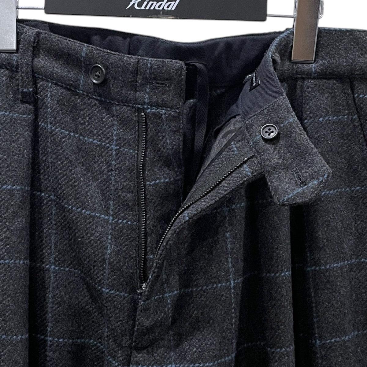 24AW チェック柄パンツ Oxford Pant - Wool Poly Windowpane オックスフォードパンツ - ウールポリ ウィンドウペン