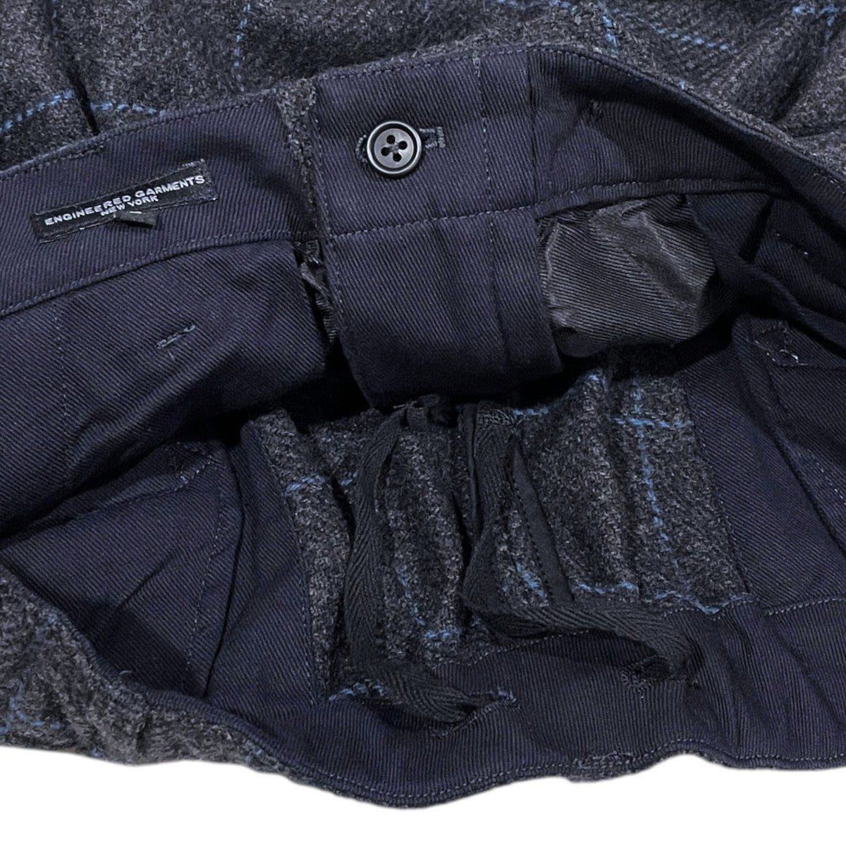 24AW チェック柄パンツ Oxford Pant - Wool Poly Windowpane オックスフォードパンツ - ウールポリ ウィンドウペン