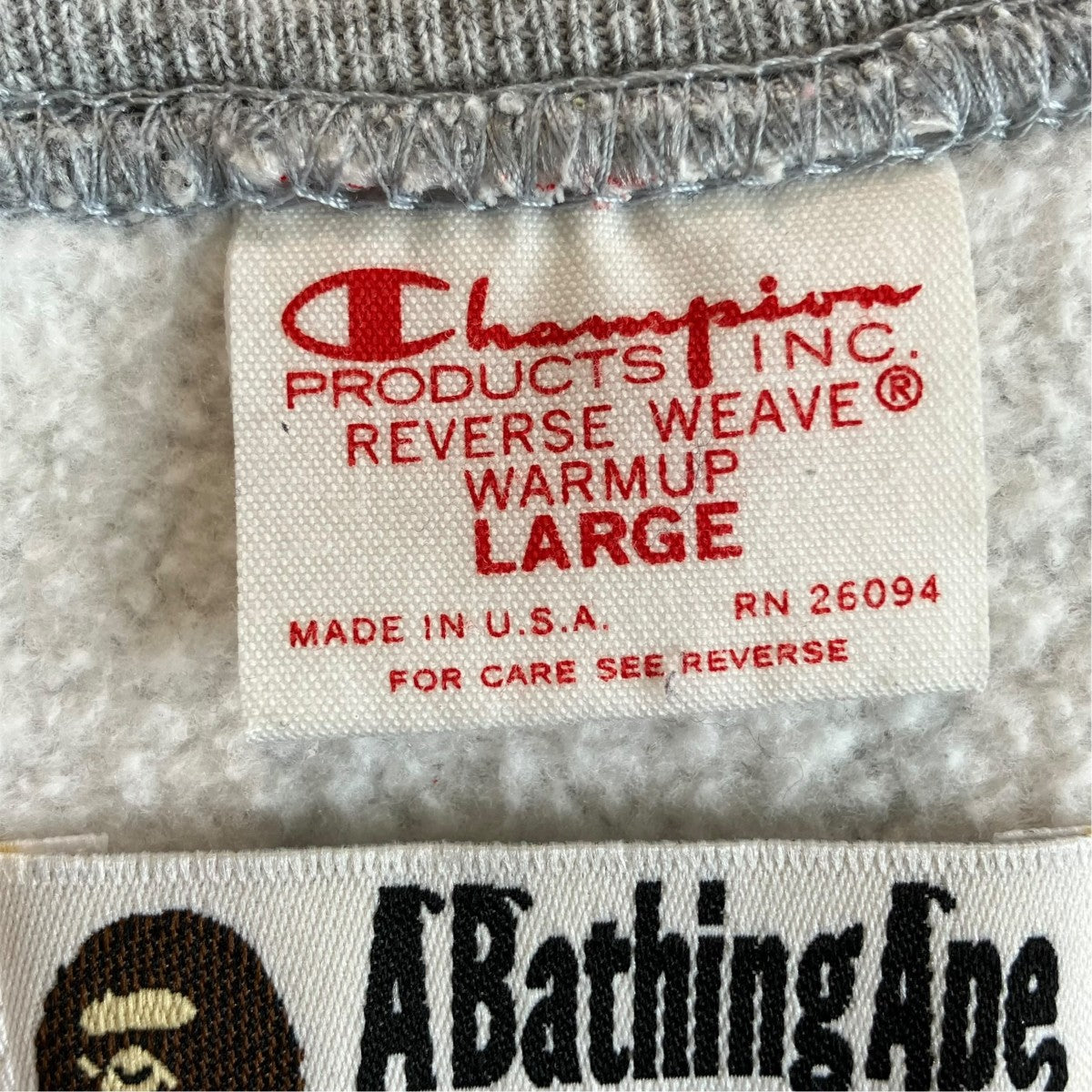 Reverse Weave Sweat Shirtトレーナー1863-113-004