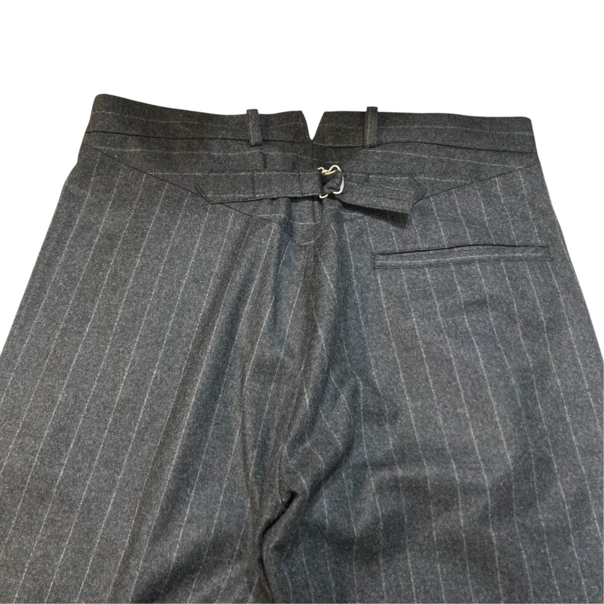CINCH BACK BAGGY PANTSストライプバギーパンツ2522056M