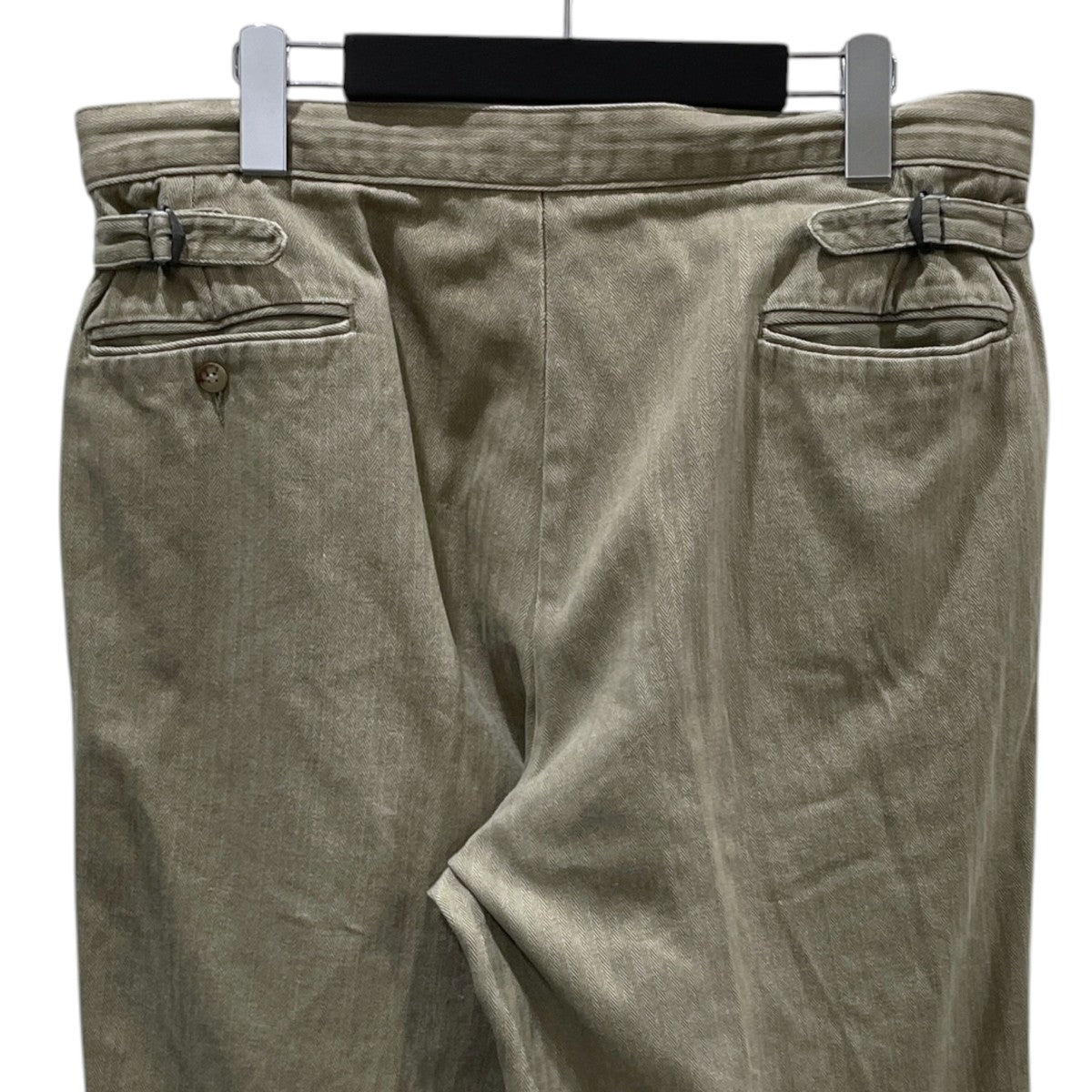 ヘリンボーンパンツ HERRINGBONE 2TUCK TROUSERS ヘリンボーンツータックトラウザーズ 42TALON MADE IN USA