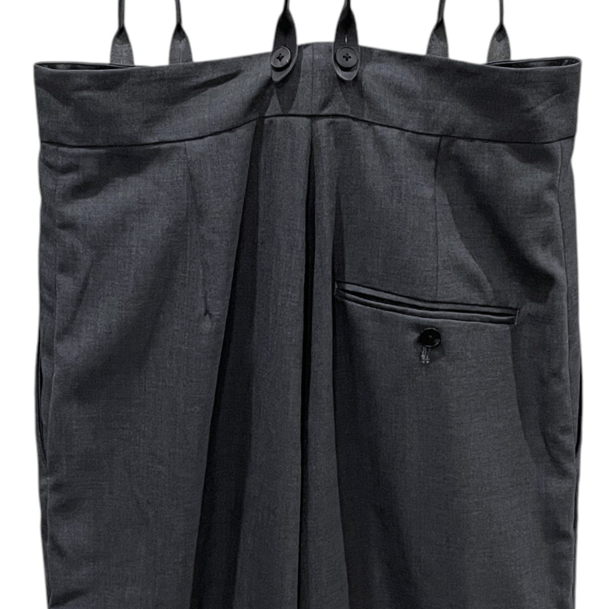 24SS サスペンダーパンツ TW BACK SATEEN SUSPENDER TROUSERS バックサテンサスペンダートラウザーズ 8814-299-0180
