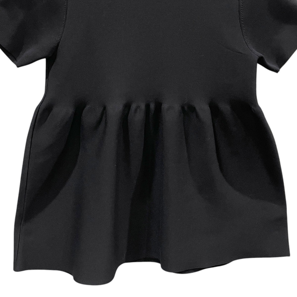 23SS ペプラム半袖ニットセーター P PEPLUM SHORT SLEEVE KNIT ピーペプラムショートスリーブニット 1518-106-1719