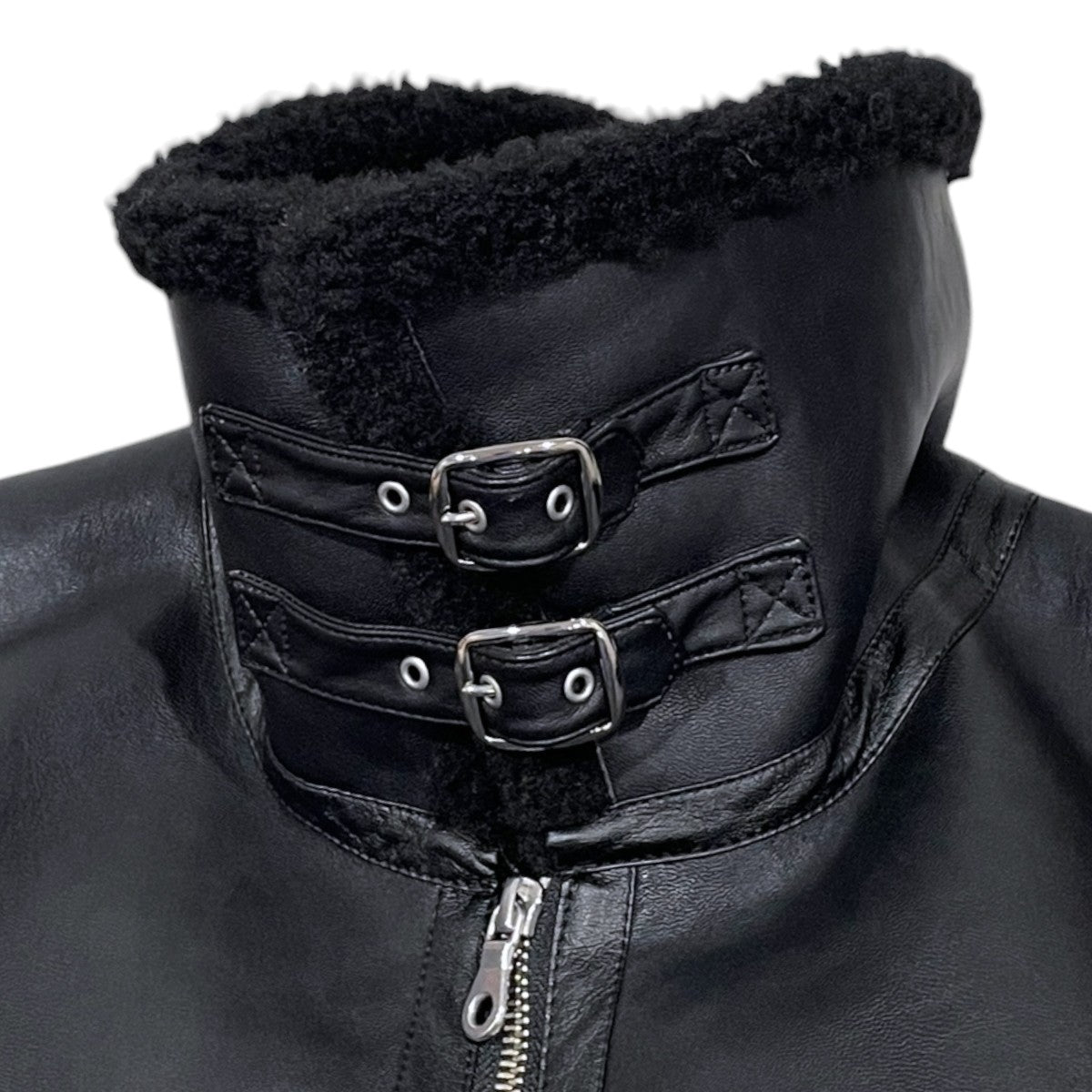 23AW フェイクムートンボマージャケット FAKE MOUTON BOMBER JACKET 1525-199-4531