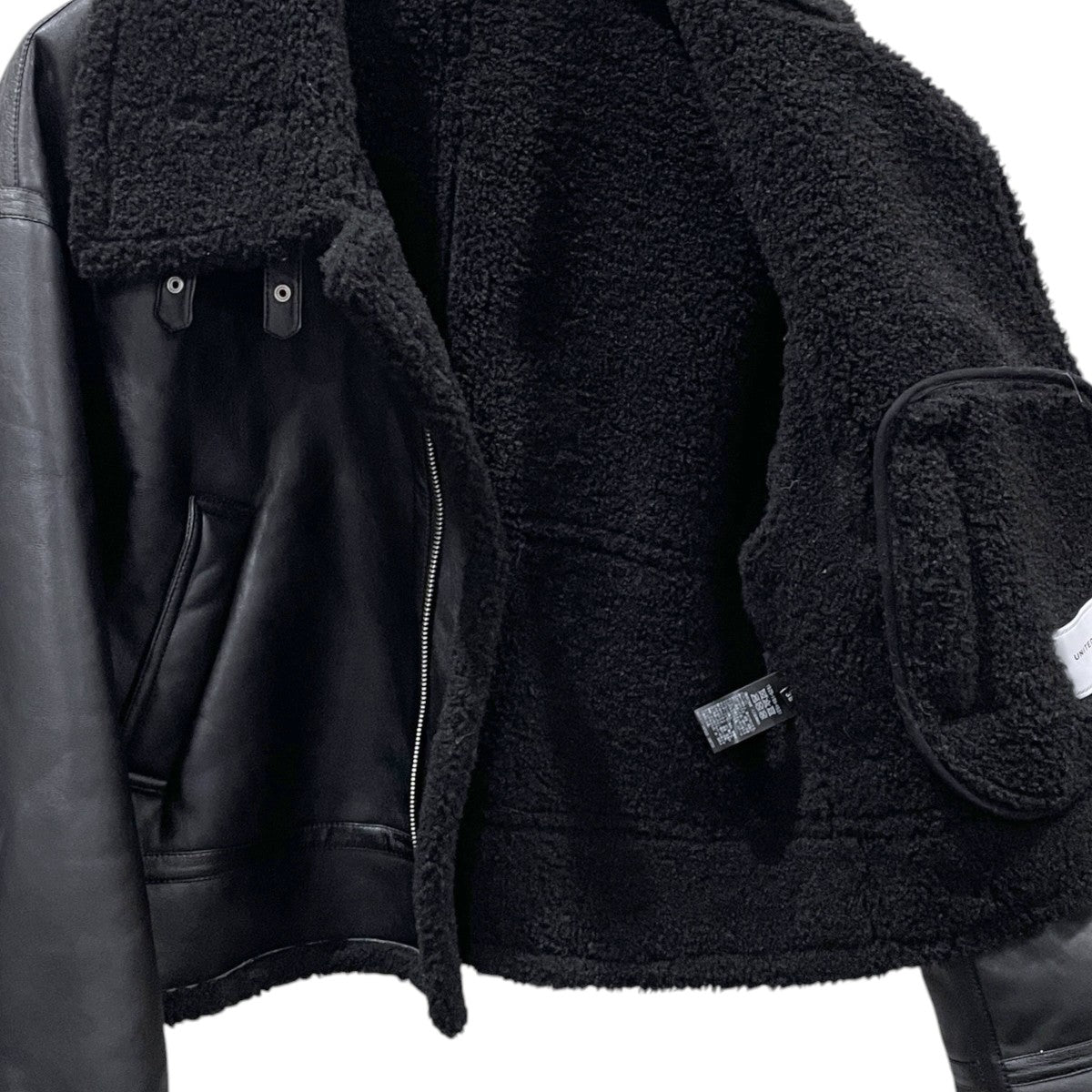 23AW フェイクムートンボマージャケット FAKE MOUTON BOMBER JACKET 1525-199-4531