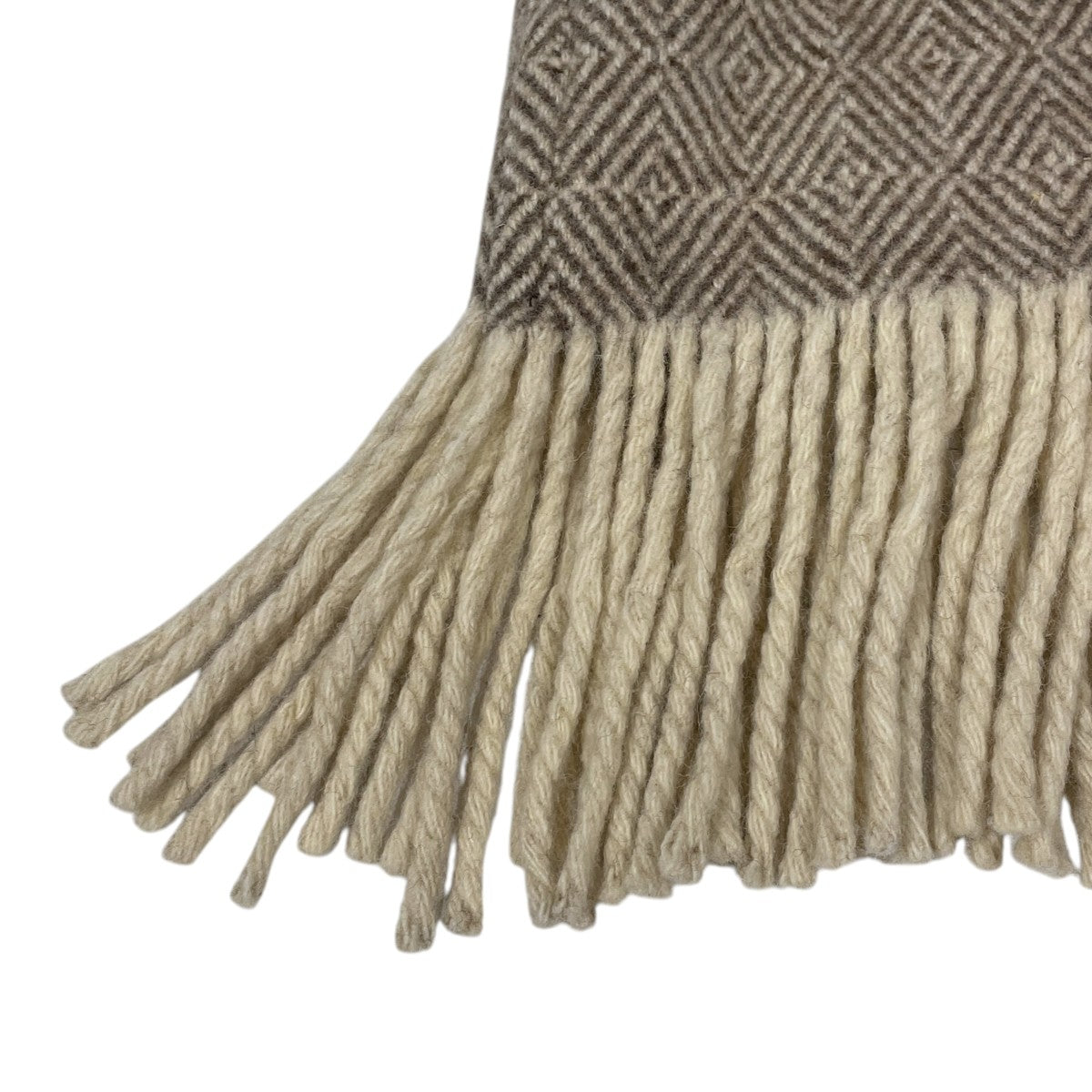ウールジオメトリックフリンジニットベスト WOOL GEOMETRIC FRINGE KNIT VEST