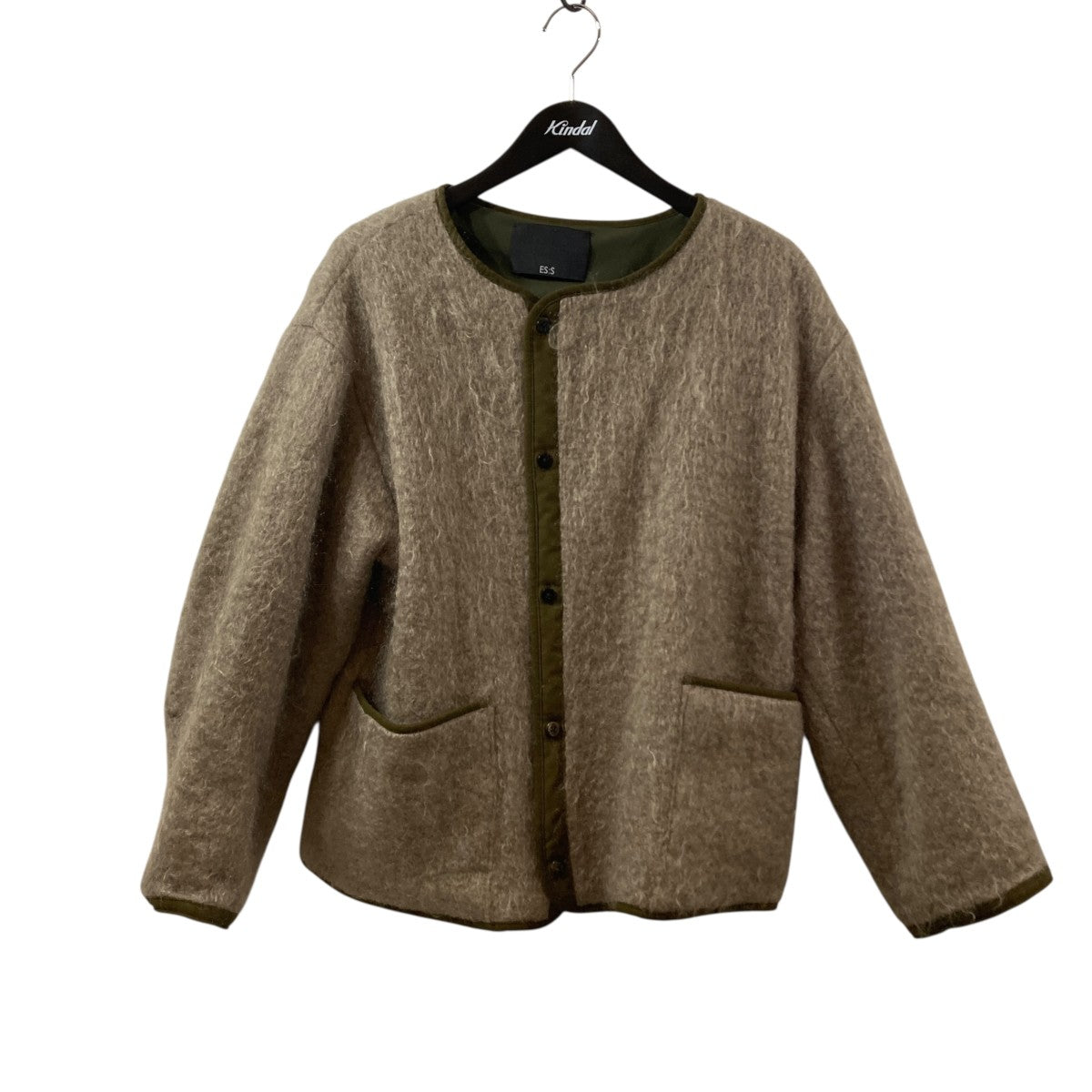 NO COLLAR TRIM LINER JACKETノーカラージャケット22NCLJ-MS-61