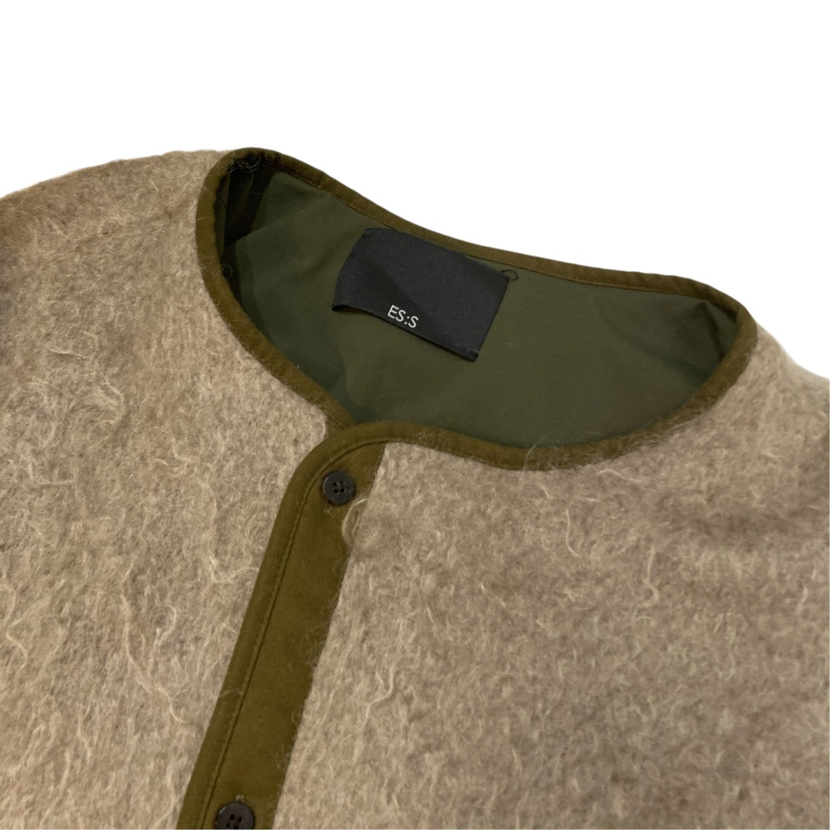 NO COLLAR TRIM LINER JACKETノーカラージャケット22NCLJ-MS-61