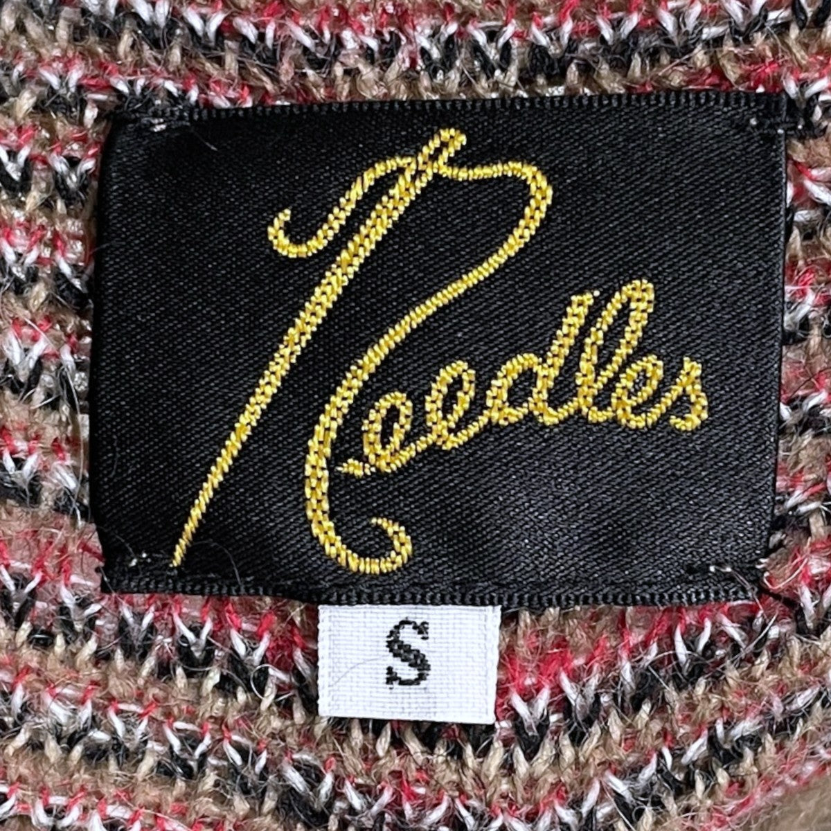 Needles チェック柄モヘヤカーディガン Mohair Cardigan - Check LQ453 古着・中古-5枚目のアイテム画像
