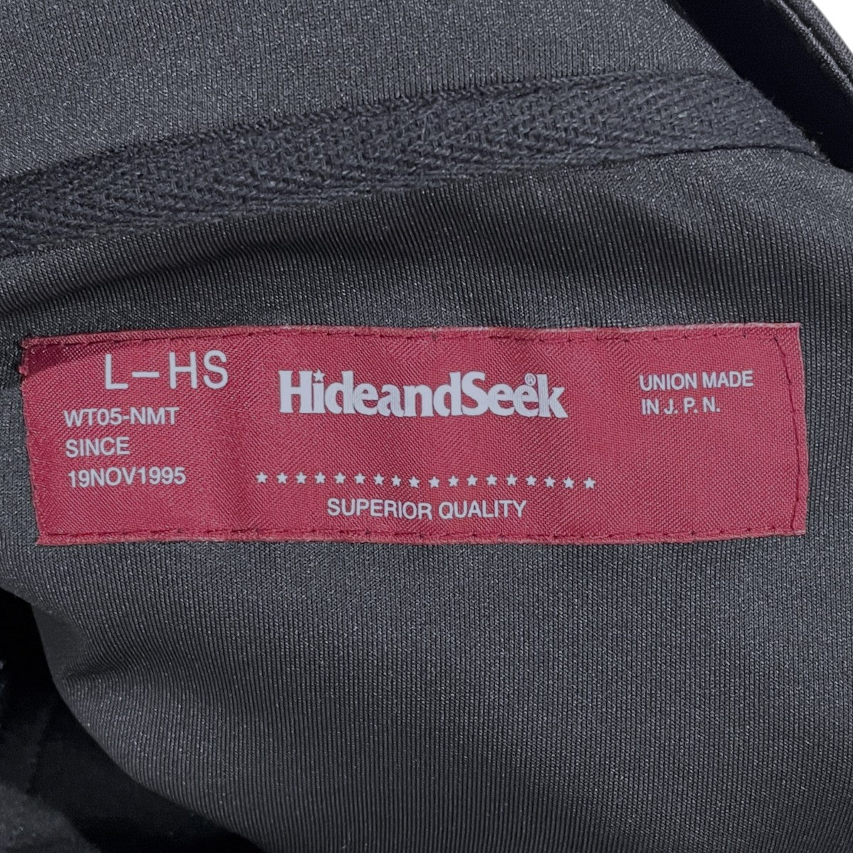 HIDE AND SEEK 25SS ジャージートラックジャケット Jersey Track Jacke HC-030425 古着・中古-5枚目のアイテム画像