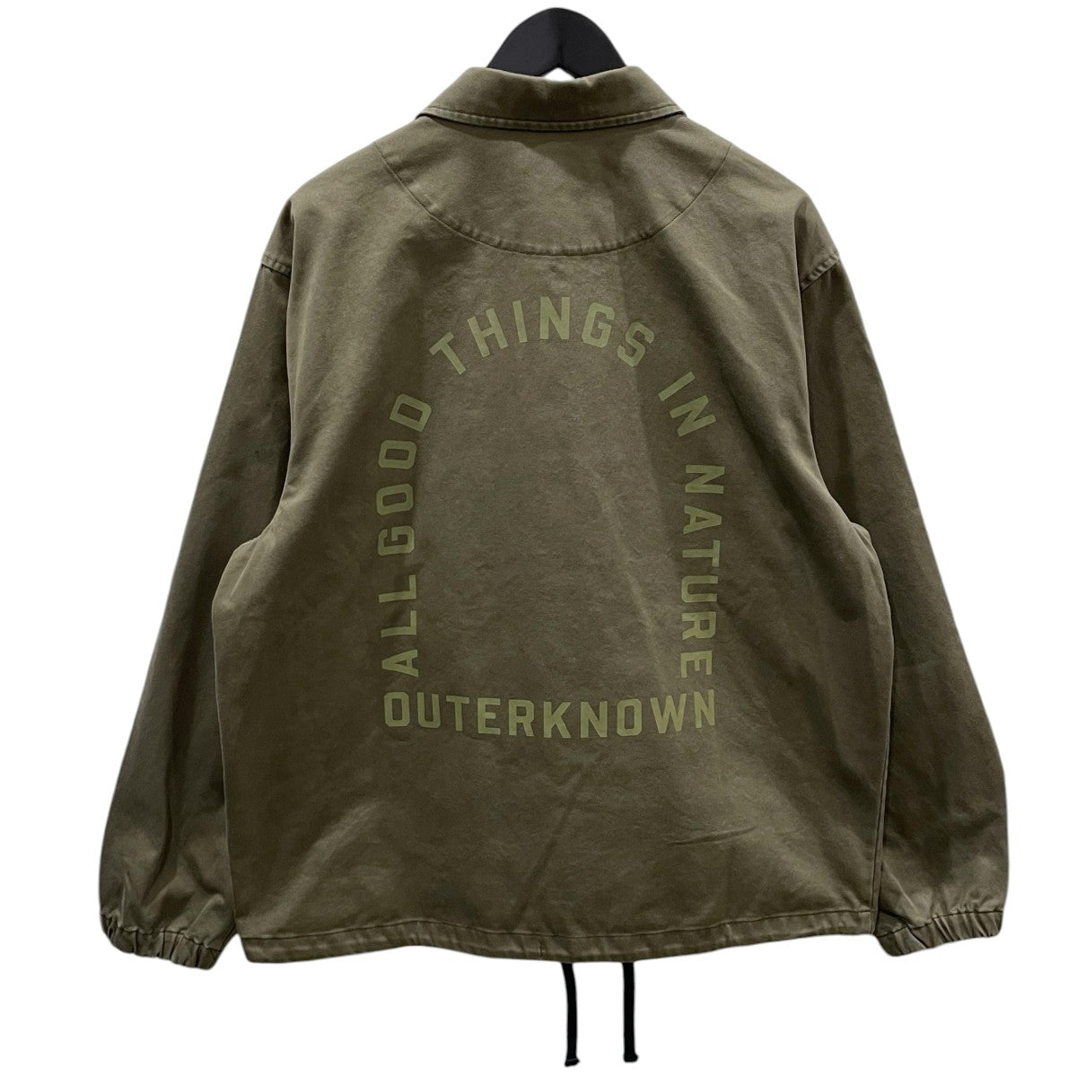 OUTERKNOWN×RHC Ron Herman コーチジャケット Chore Jacket チョアジャケット 大阪限定 4220400267 古着・中古-2枚目のアイテム画像