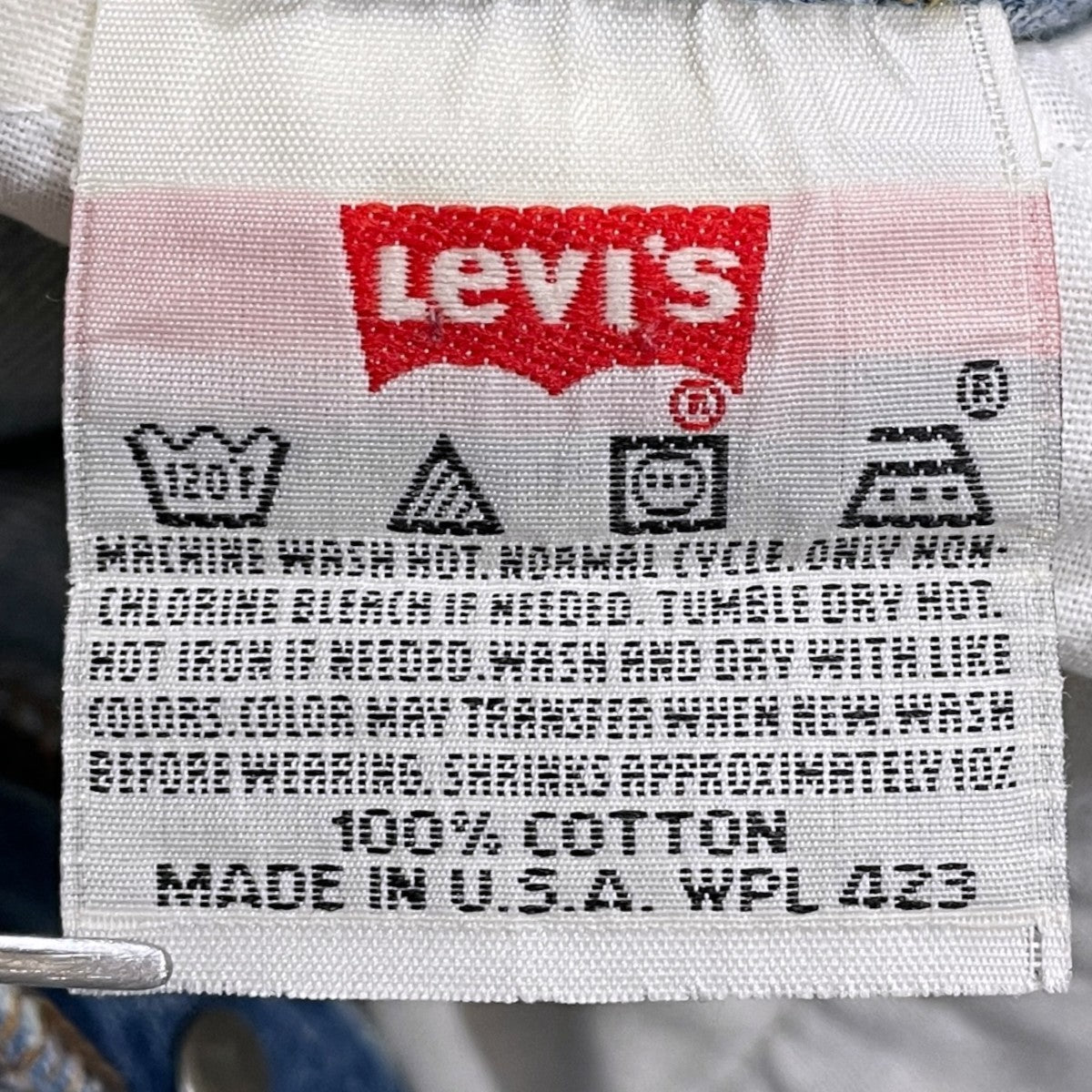 levis デニムパンツ 501XX MADE IN USA ボタン裏524 古着・中古-9枚目のアイテム画像