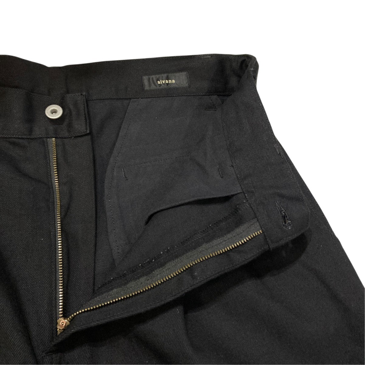 BHARAT DENIM TROUSERSブラックデニムAFW-25018