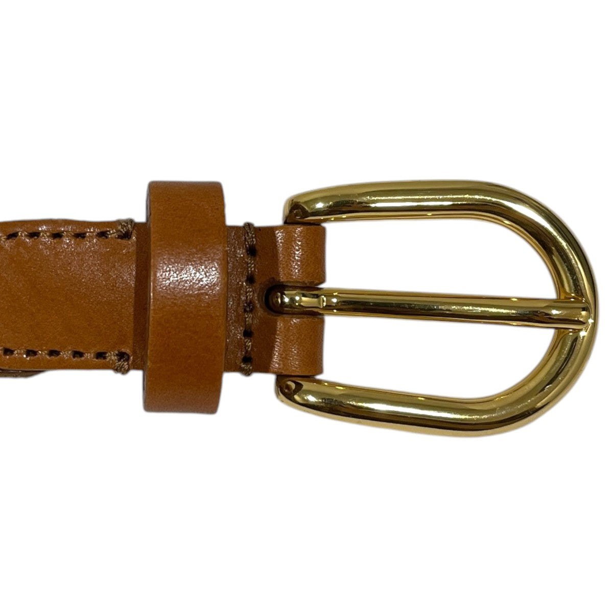 レザー メッシュ ベルト（ゴールド バックル） Leather Mesh Belt (SOLID BRASS Buckle)