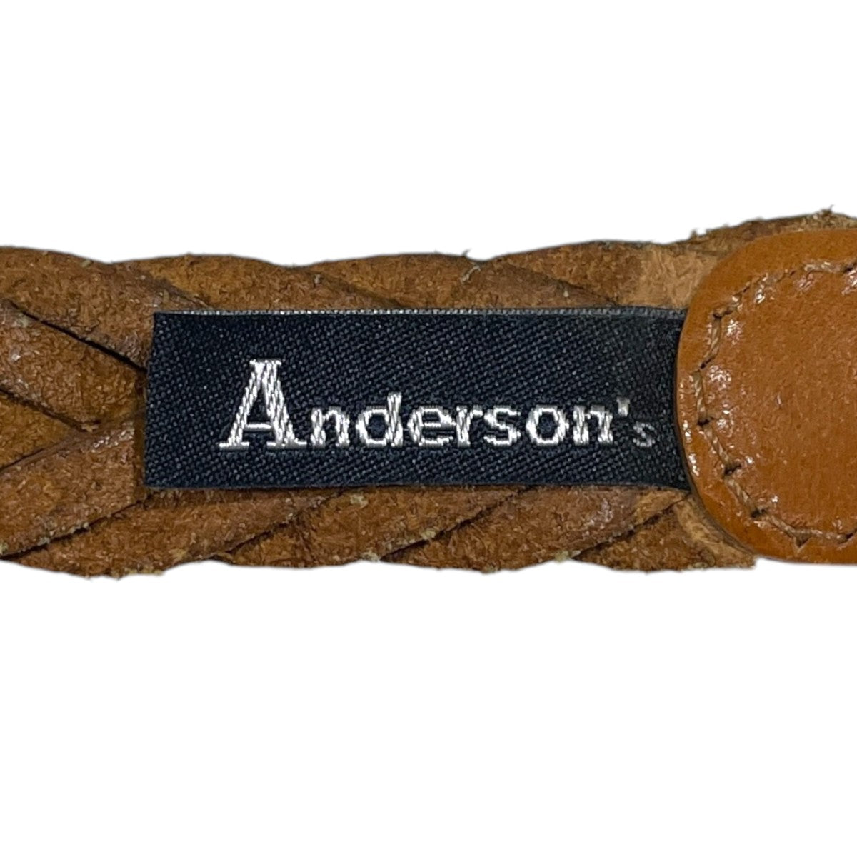 レザー メッシュ ベルト（ゴールド バックル） Leather Mesh Belt (SOLID BRASS Buckle)