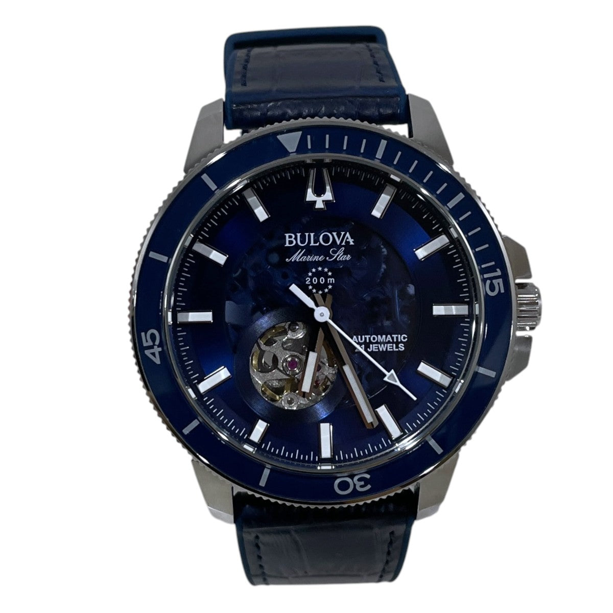 BULOVA 22AW 腕時計 Marine Star マリンスター 96A291 古着・中古-2枚目のアイテム画像