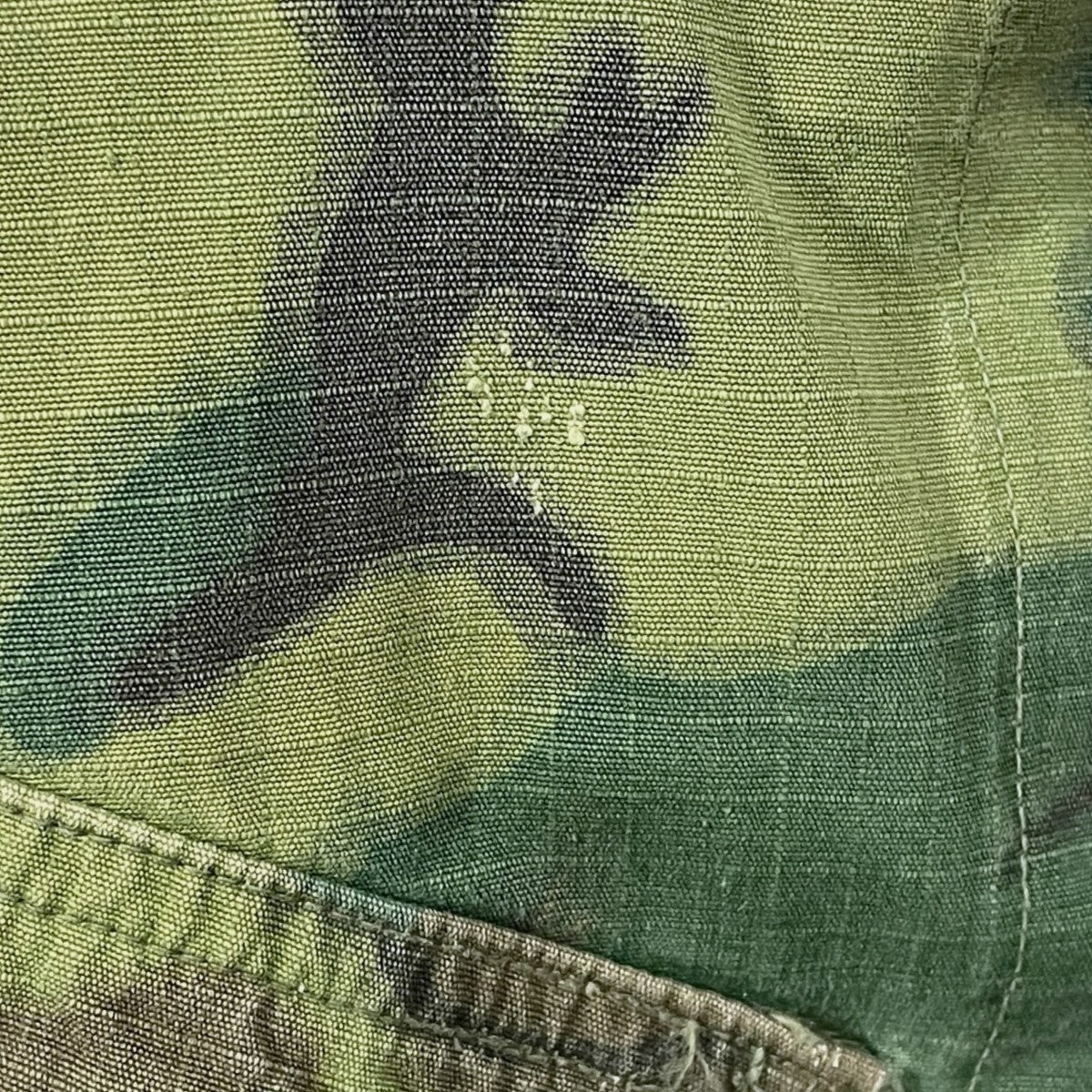 US ARMY カモフラ柄ミリタリージャケット COAT， MAN’S， CAMOUFLAGE COTTON W／R POPLIN RIP-STOP CLASS 2 8415-945-7656 古着・中古-6枚目のアイテム画像
