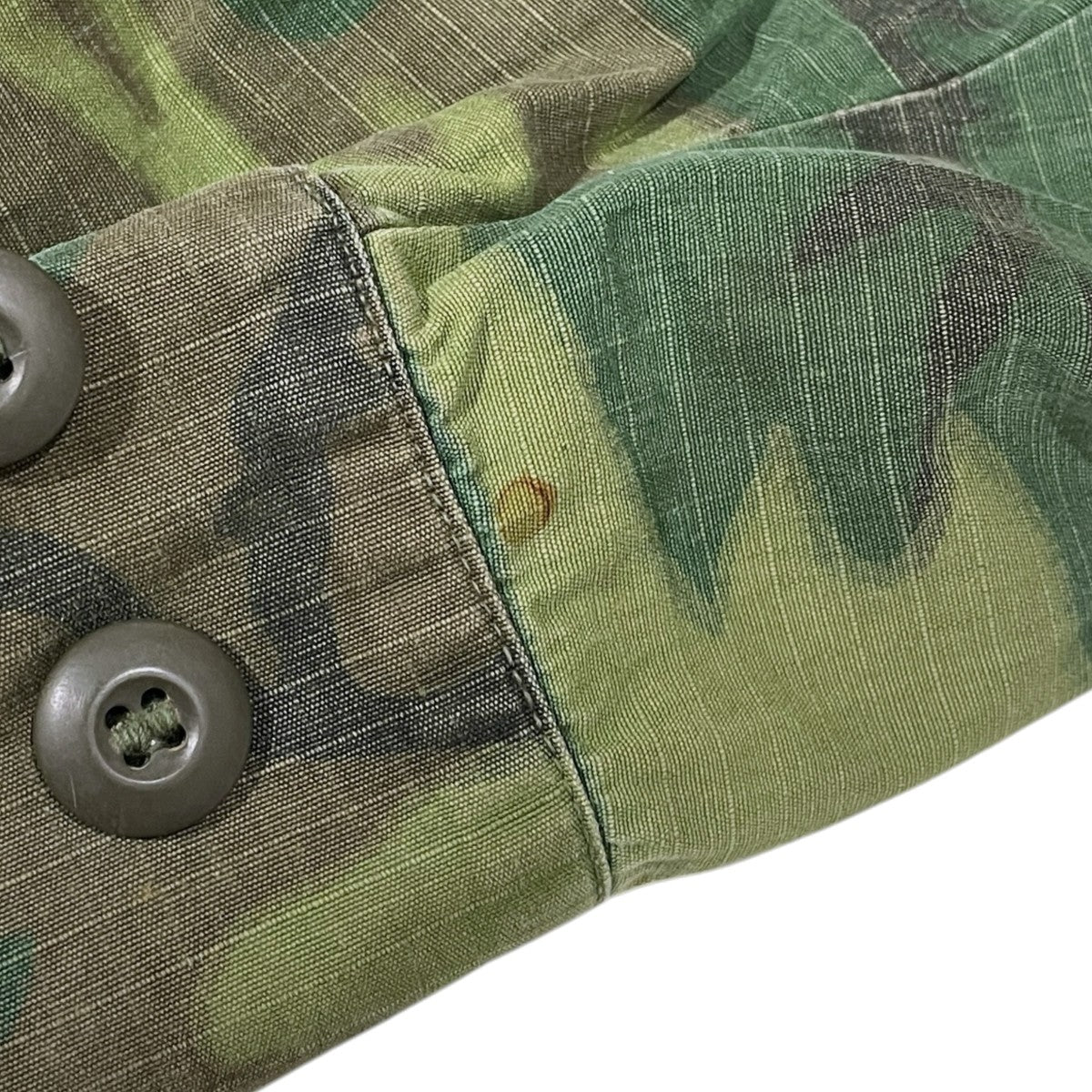 US ARMY カモフラ柄ミリタリージャケット COAT， MAN’S， CAMOUFLAGE COTTON W／R POPLIN RIP-STOP CLASS 2 8415-945-7656 古着・中古-7枚目のアイテム画像