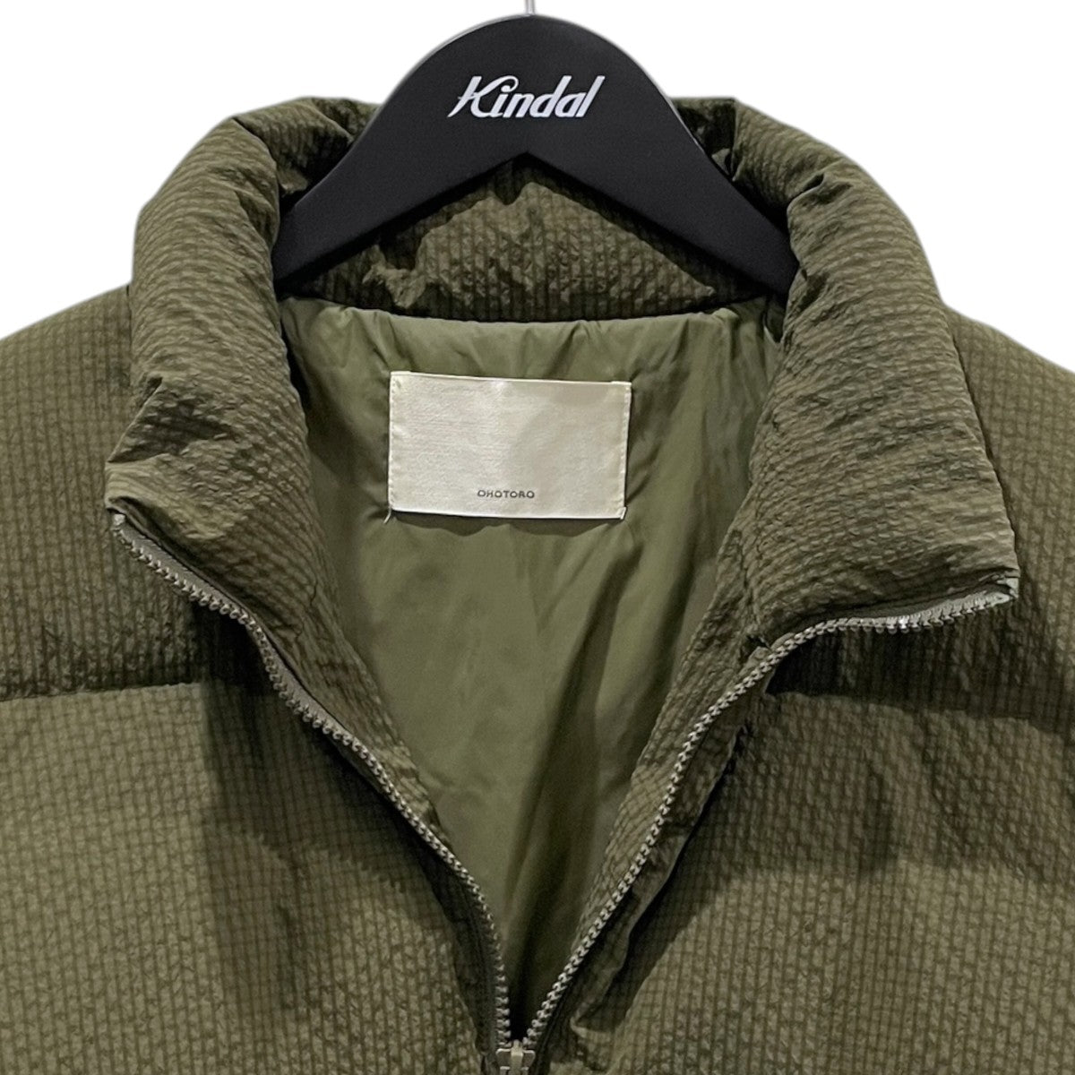 OHOTORO(オオトロ) ダウンジャケット Heritage Gingham Duck Down