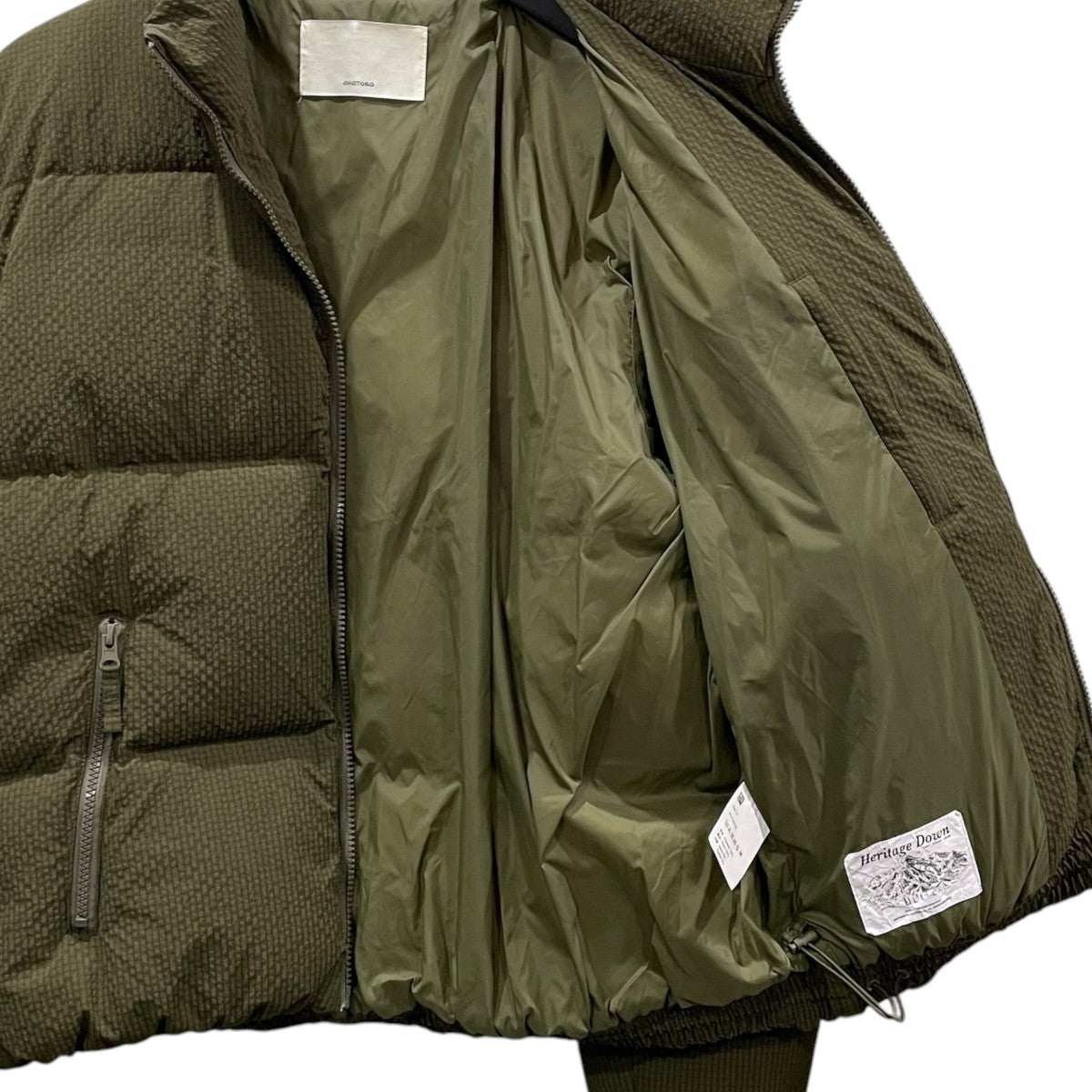 OHOTORO(オオトロ) ダウンジャケット Heritage Gingham Duck Down