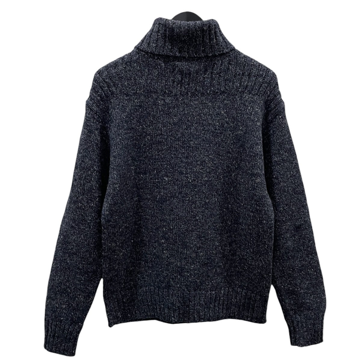 RRL タートルネックニットセーター Marl Wool-Blend Rollneck Sweater マールウールブレンドロールネックセーター 782840973001 古着・中古-2枚目のアイテム画像