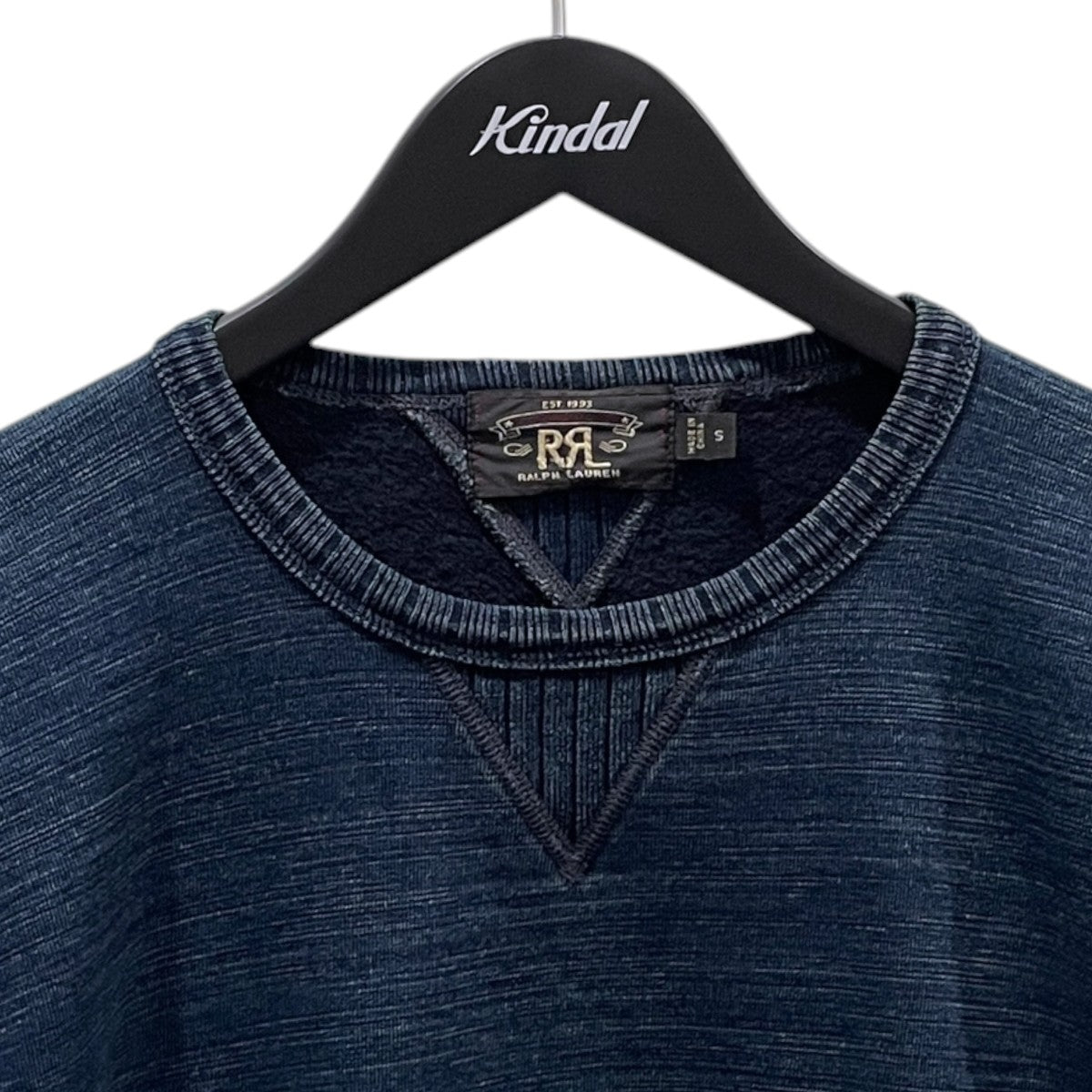 スウェットトレーナー Indigo Crewneck Sweatshirt インディゴクルーネックスウェットシャツ 4700114919