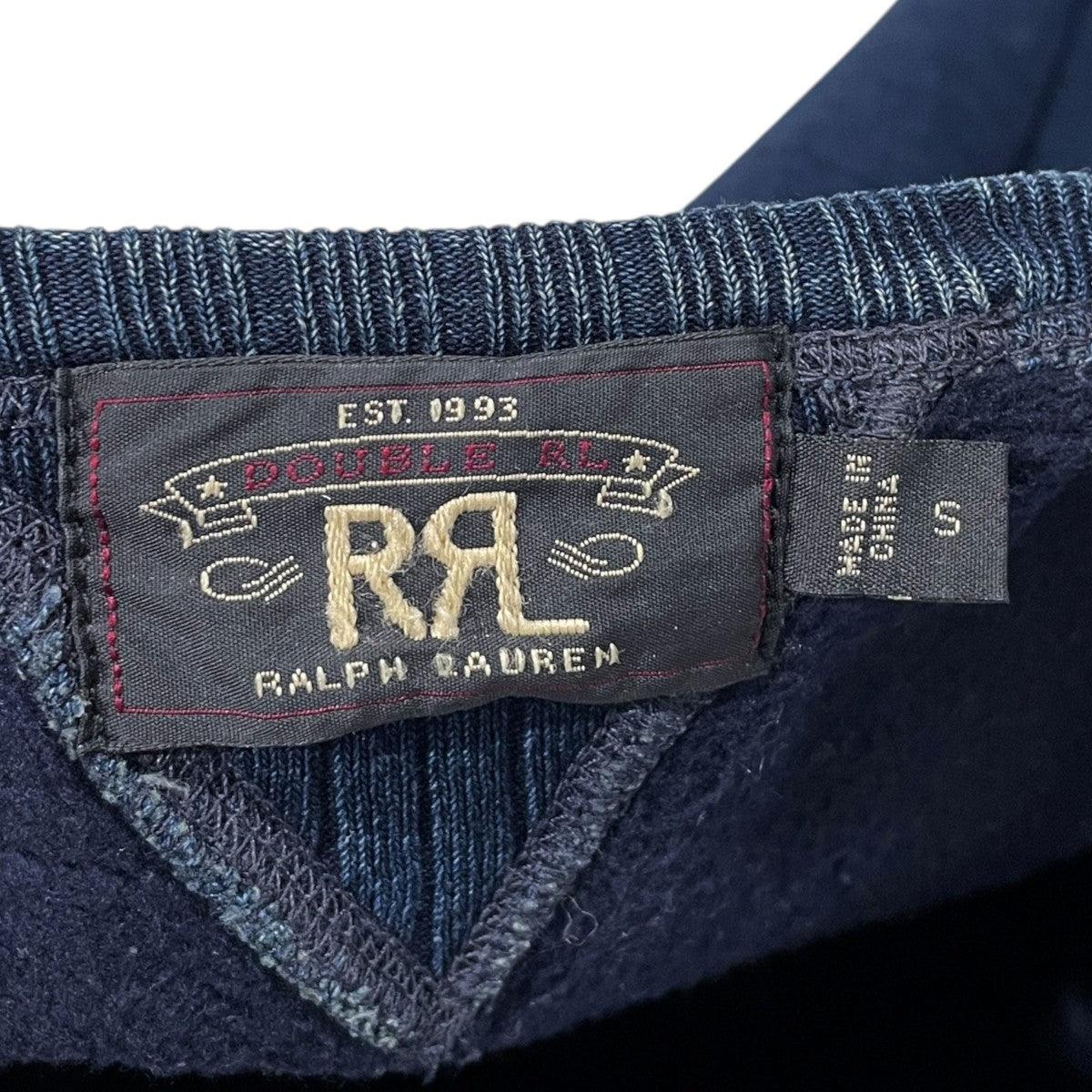 スウェットトレーナー Indigo Crewneck Sweatshirt インディゴクルーネックスウェットシャツ 4700114919