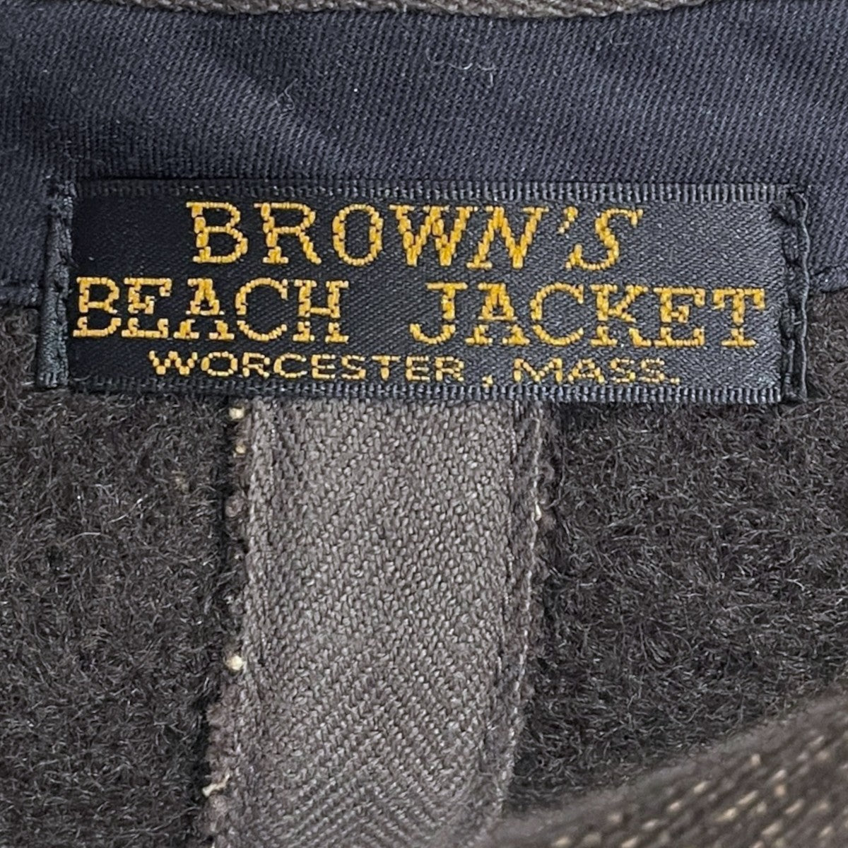 BROWN’S BEACH JACKET アーリーベスト EARLY VEST BBJ7-001 古着・中古-6枚目のアイテム画像