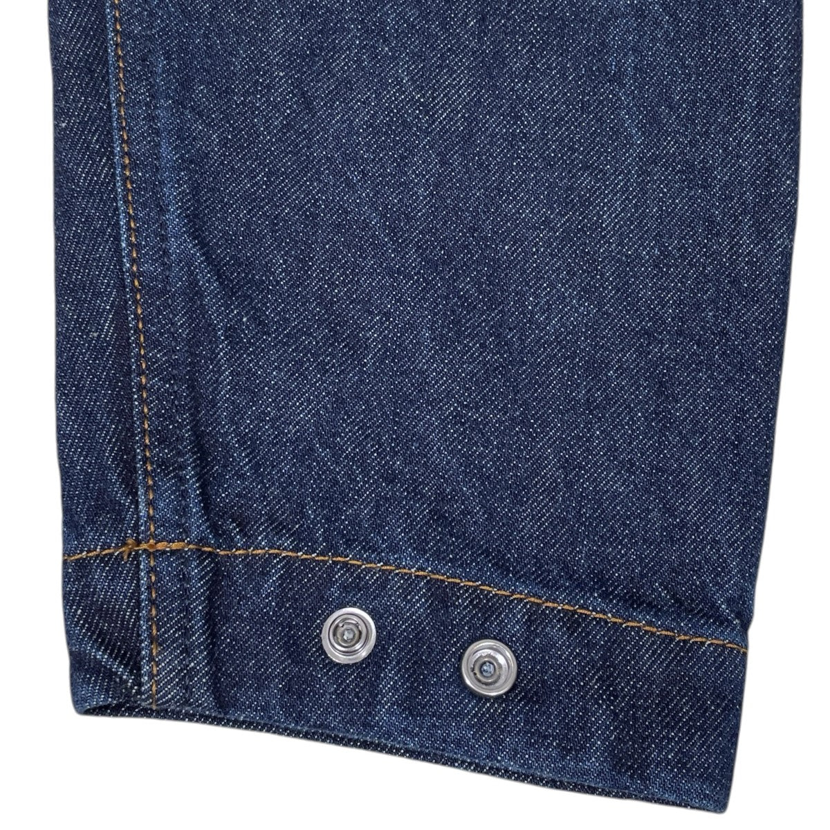 STONE ISLAND 25AW デニムジャケット INDIGO DENIM-RINSED COMFORT FIT OVERSHIRT リンス加工 コンフォートフィット オーバーシャツ L1S141200002S00J7 古着・中古-4枚目のアイテム画像