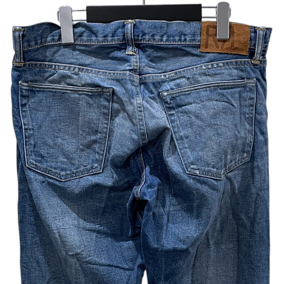 RRL 加工デニムパンツ Slim Fit Claremont Selvedge Jean スリムフィット クレアーモン セルビッジ ジーンズ 782959655001 古着・中古-4枚目のアイテム画像