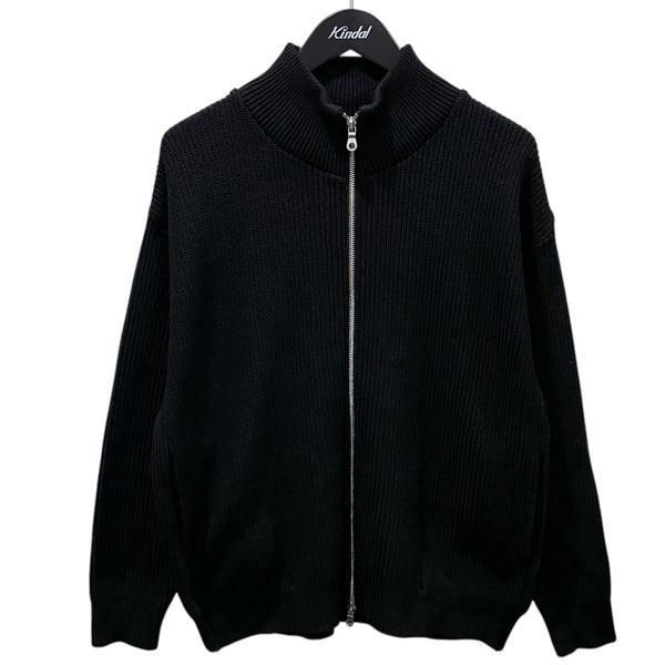 極美品 25年製 パブリックトウキョウ バウンドウールライトドライバーズニット PUBLIC TOKYO(パブリックトウキョウ) 25AW ジップアップニット