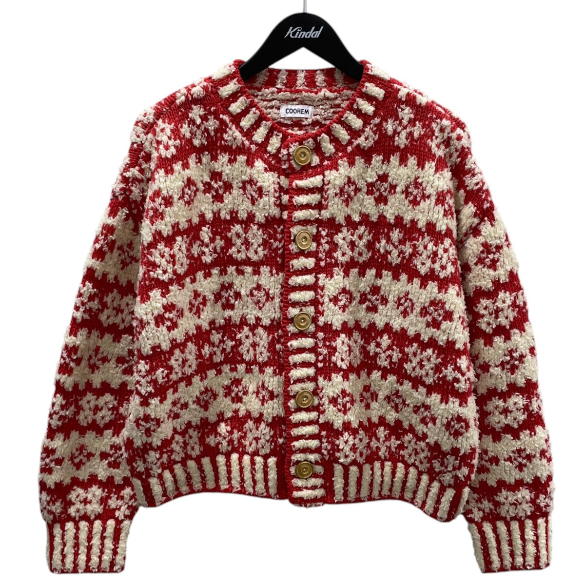 23AW スカンジナビアン ニット カーディガン SCANDINAVIAN KNIT CARDIGAN 11-234-025