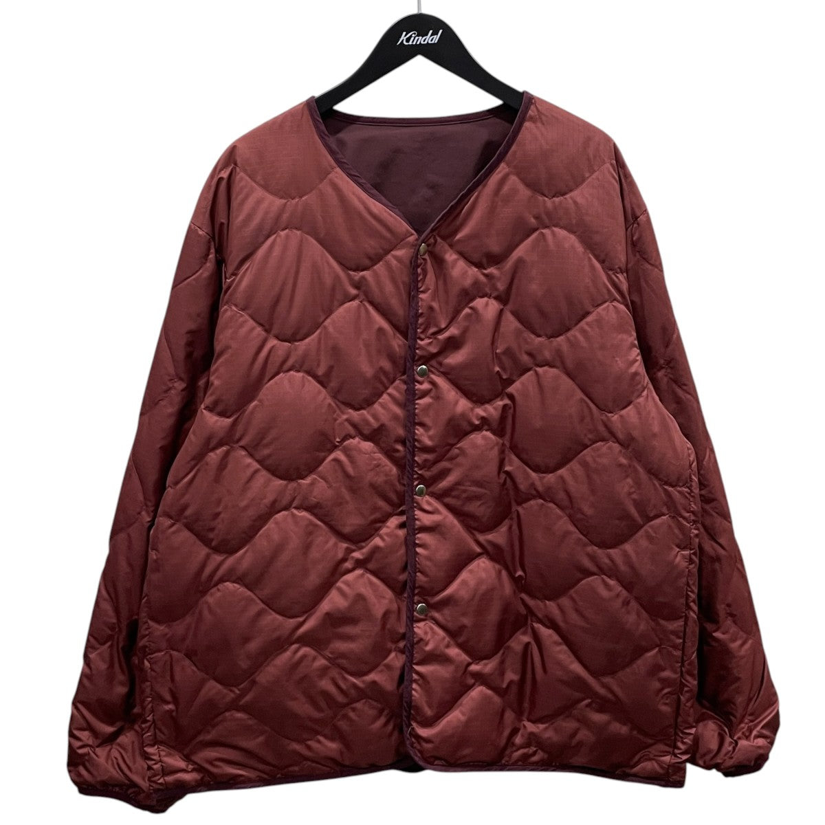 nanamica リバーシブルノーカラーダウンジャケット Reversible Down Cardigan リバーシブルダウンカーディガン SUAF361 古着・中古-3枚目のアイテム画像