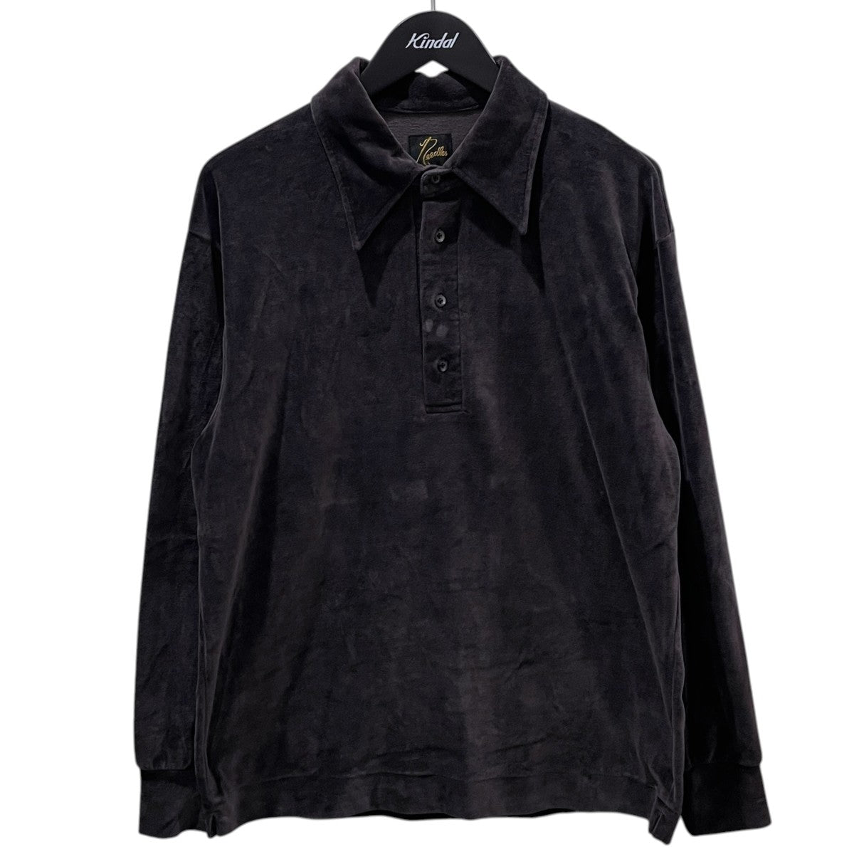 ベロア長袖ポロシャツ L／S Polo Shirt - Cotton Velour ロングスリーブポロシャツコットンベロア QV351