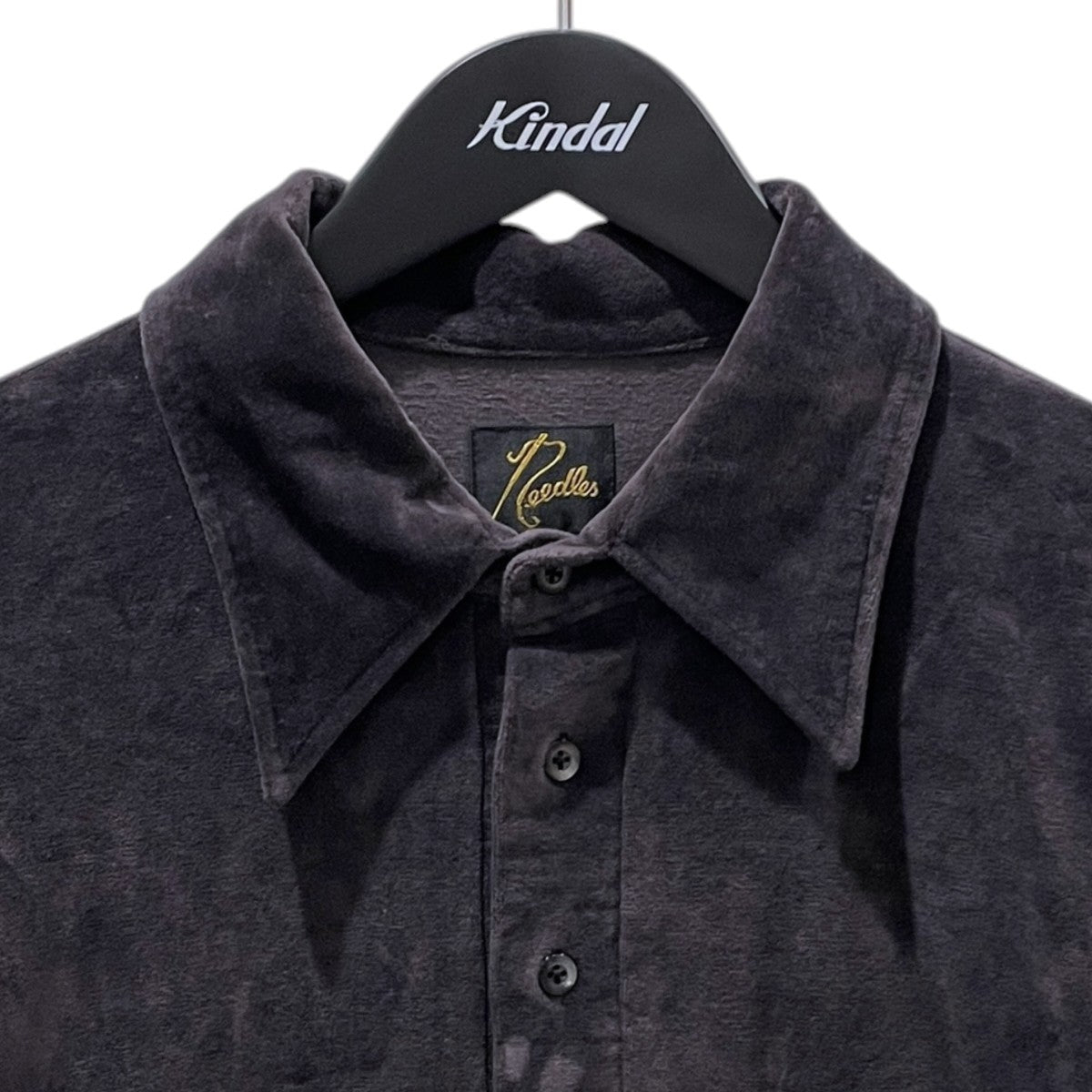 ベロア長袖ポロシャツ L／S Polo Shirt - Cotton Velour ロングスリーブポロシャツコットンベロア QV351