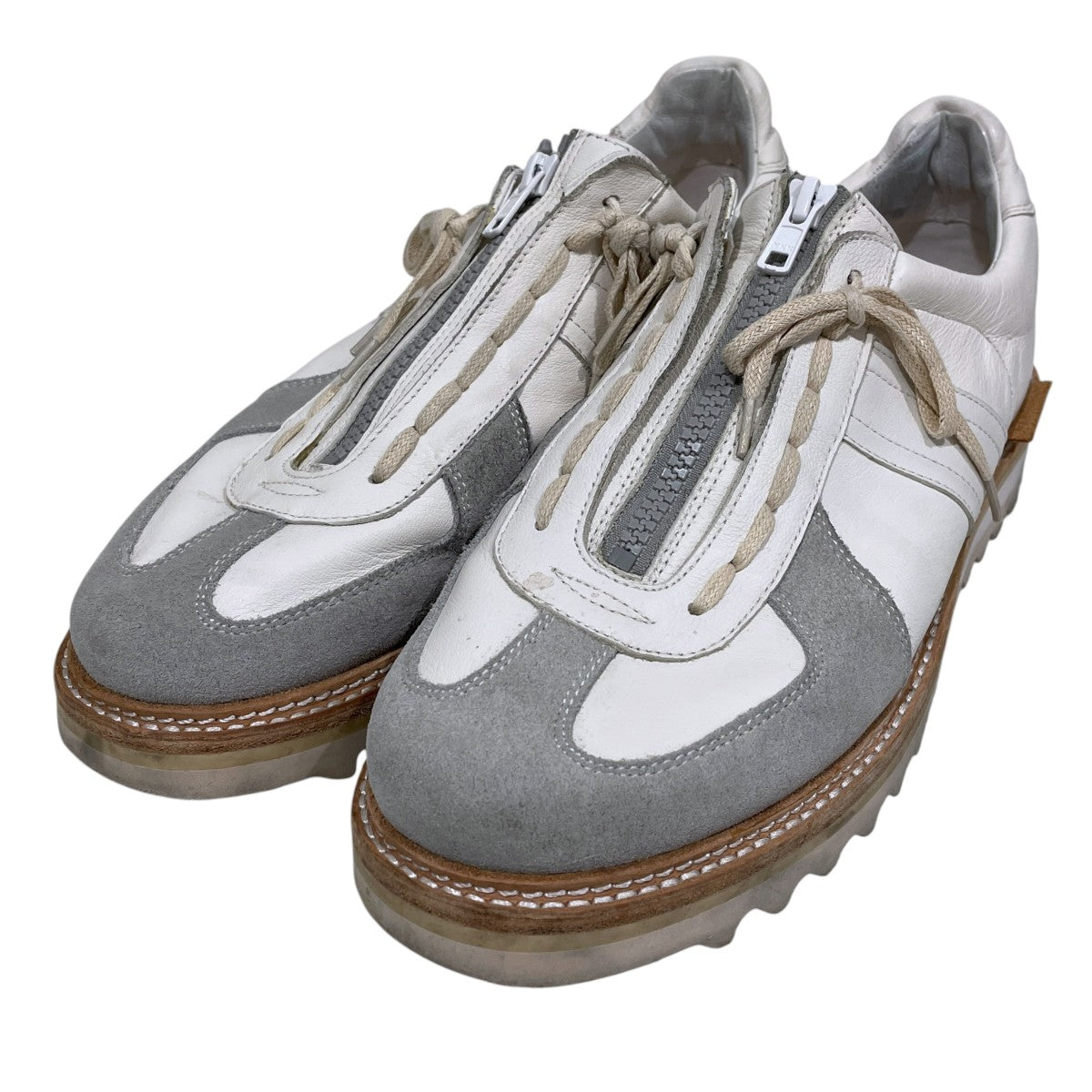 RECOUTURE フロントジップシャークソールシューズ Ripple Trainer リップルトレーナー 古着・中古-1枚目のアイテム画像