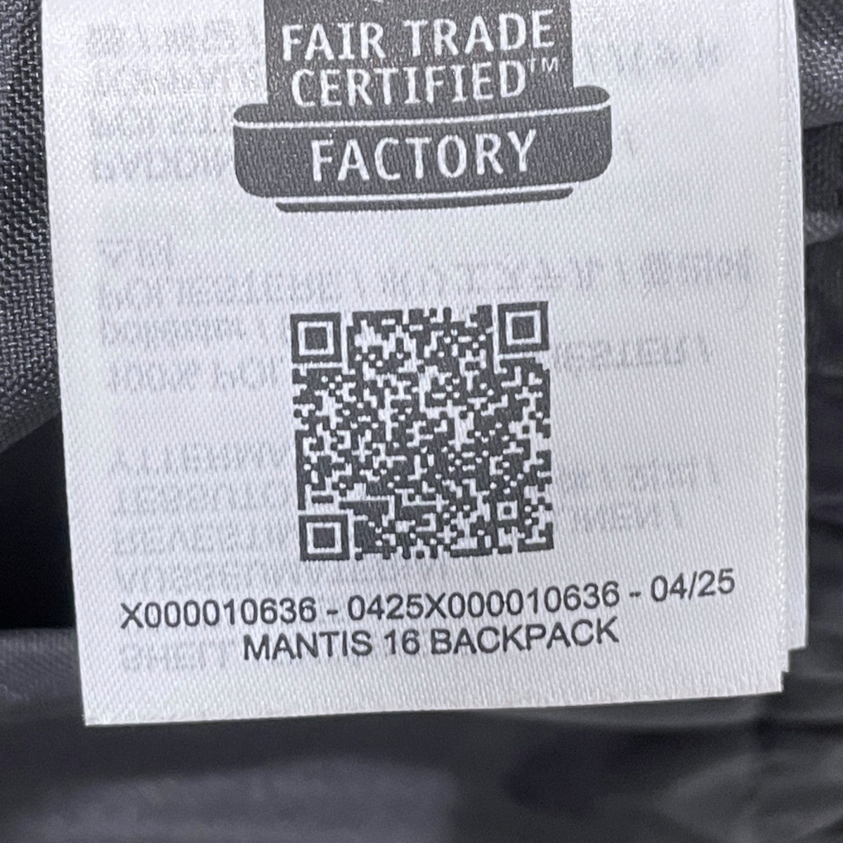 マンティス16 バックパック MANTIS 16 BACKPACK X000010636