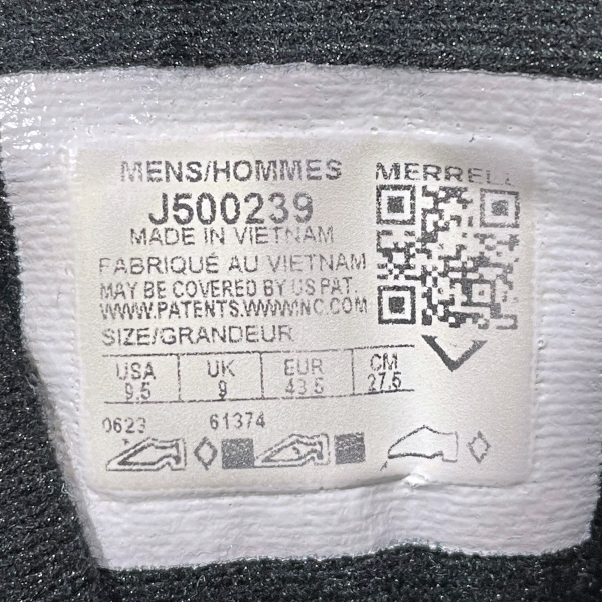 MERRELL スニーカー MOAB 3 SYNTHETIC GORE-TEX モアブ スリー シンセティック ゴアテックス J500239 古着・中古-8枚目のアイテム画像