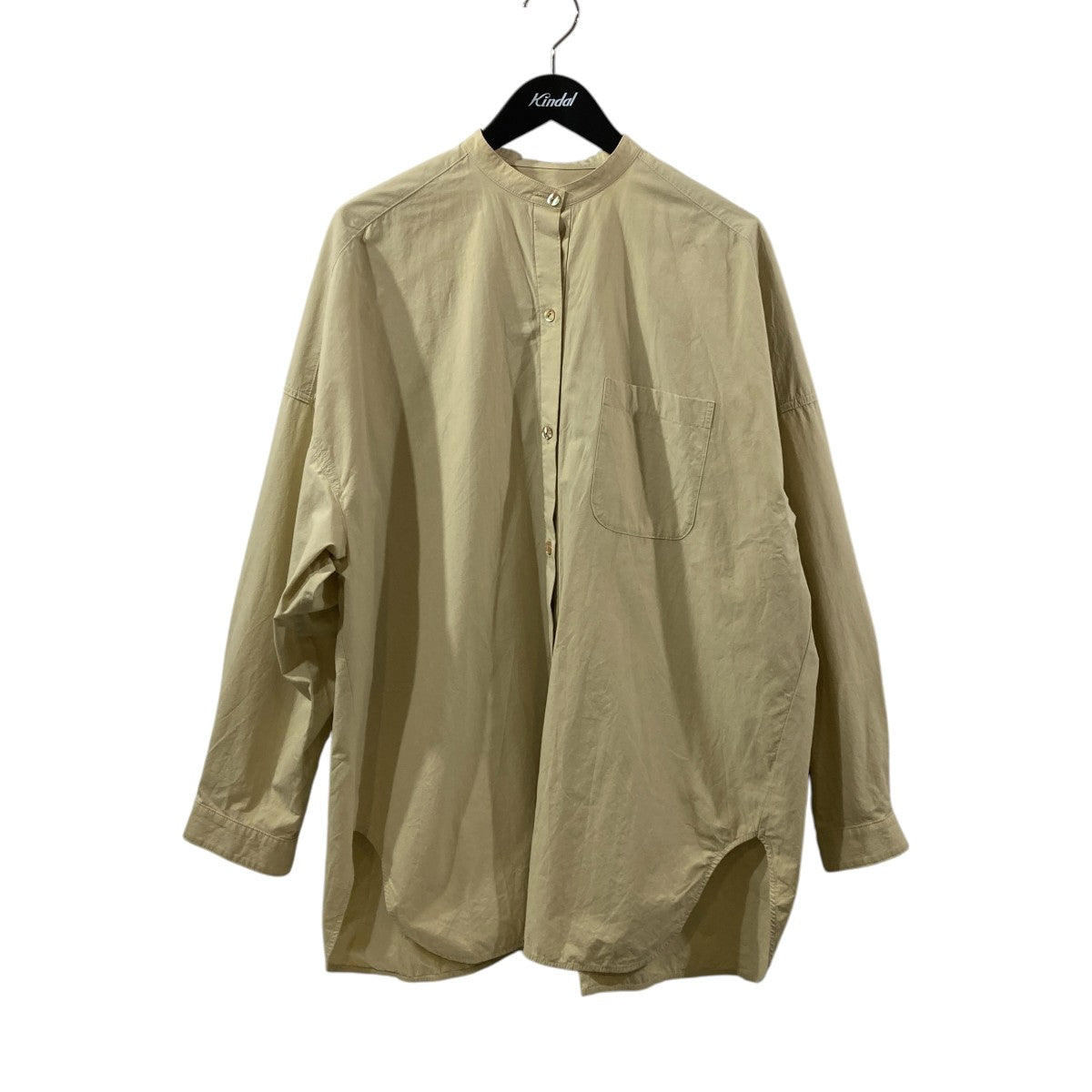 nagonstans COタイプライター エルボーパッチシャツ長袖シャツ470EA830-0690 古着・中古-1枚目のアイテム画像
