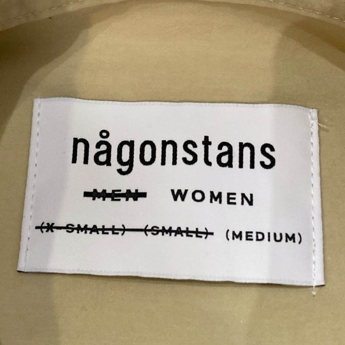 nagonstans COタイプライター エルボーパッチシャツ長袖シャツ470EA830-0690 古着・中古-6枚目のアイテム画像