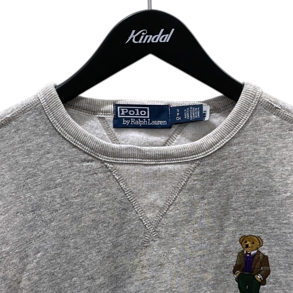 POLO RALPH LAUREN スウェットトレーナー Vintage Fleece Polo Bear Crewneck Sweatshirt ヴィンテージフリース ポロベアクルーネックスウェットシャツ 古着・中古-3枚目のアイテム画像