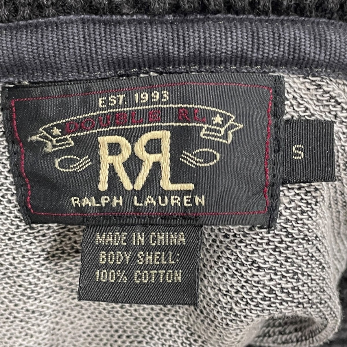 RRL ジップアップパーカー FRENCH TERRY FULL-ZIP HOODIE フレンチテリー フルジップフーディ 4700049311 古着・中古-5枚目のアイテム画像